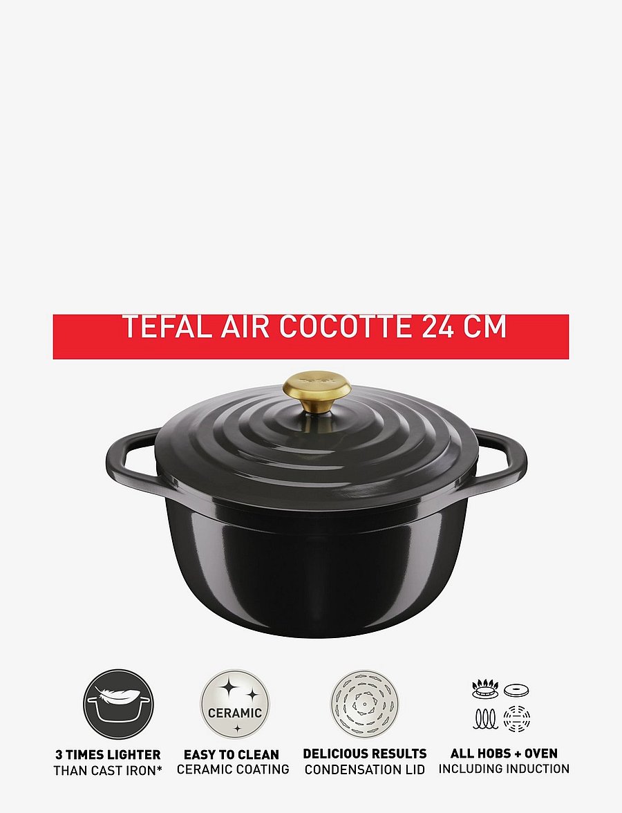 Tefal - Air Stewpot 24 cm / 4,7 l. Grey - grey - 2