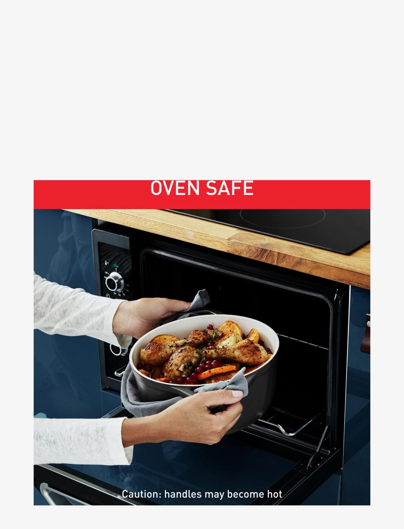 Tefal - Air Stewpot 24 cm / 4,7 l. Grey - grey - 5