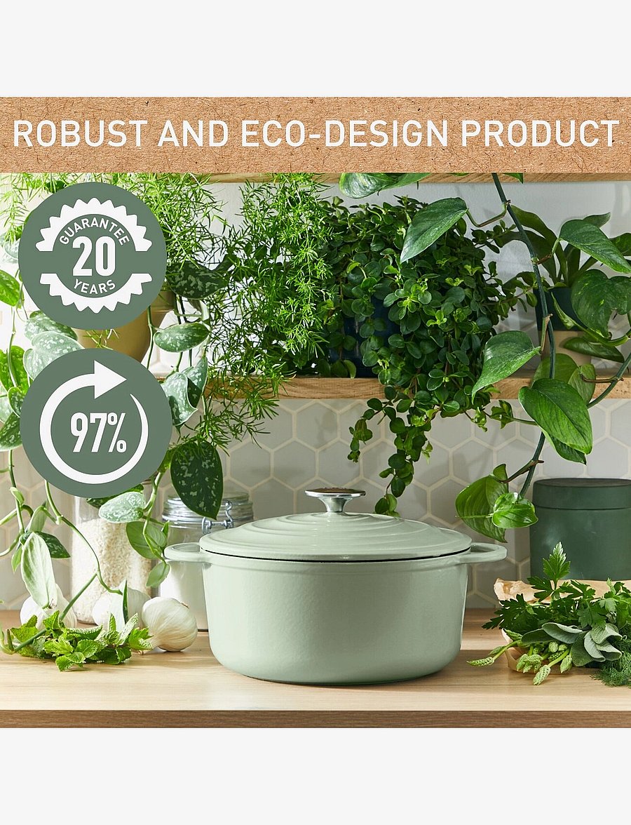 Tefal - Tefal Lov Round Stewpot - green - 2