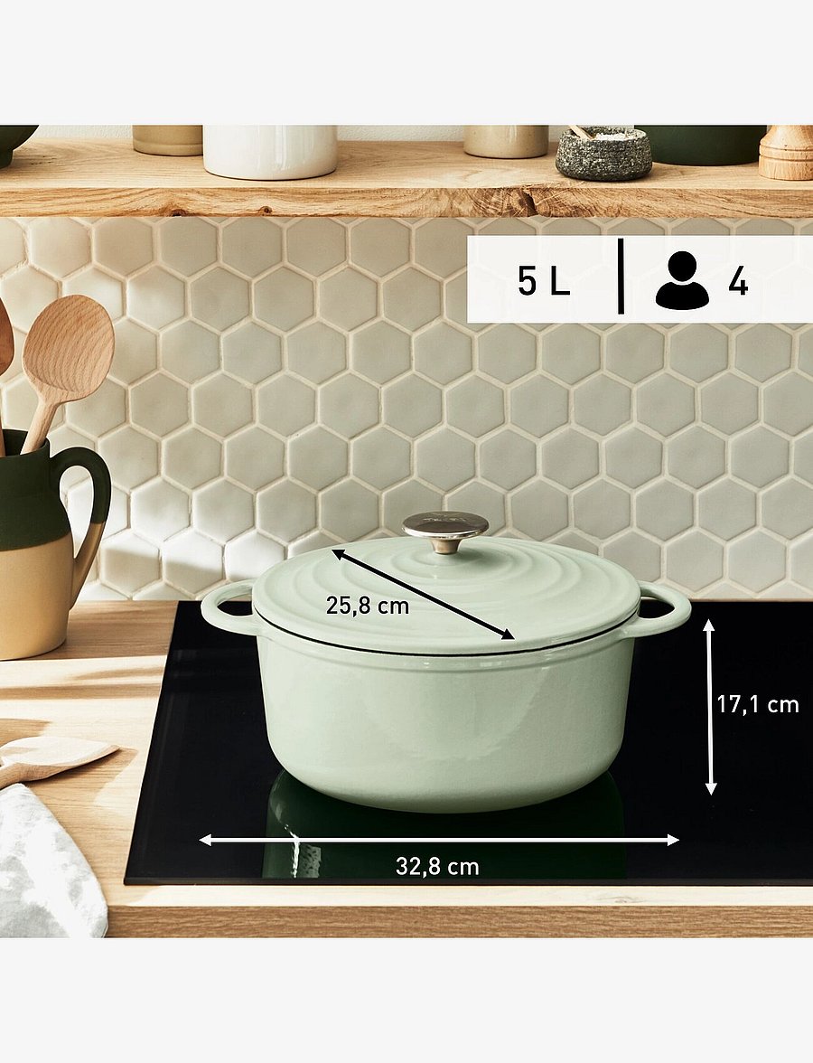 Tefal - Tefal Lov Round Stewpot - green - 4