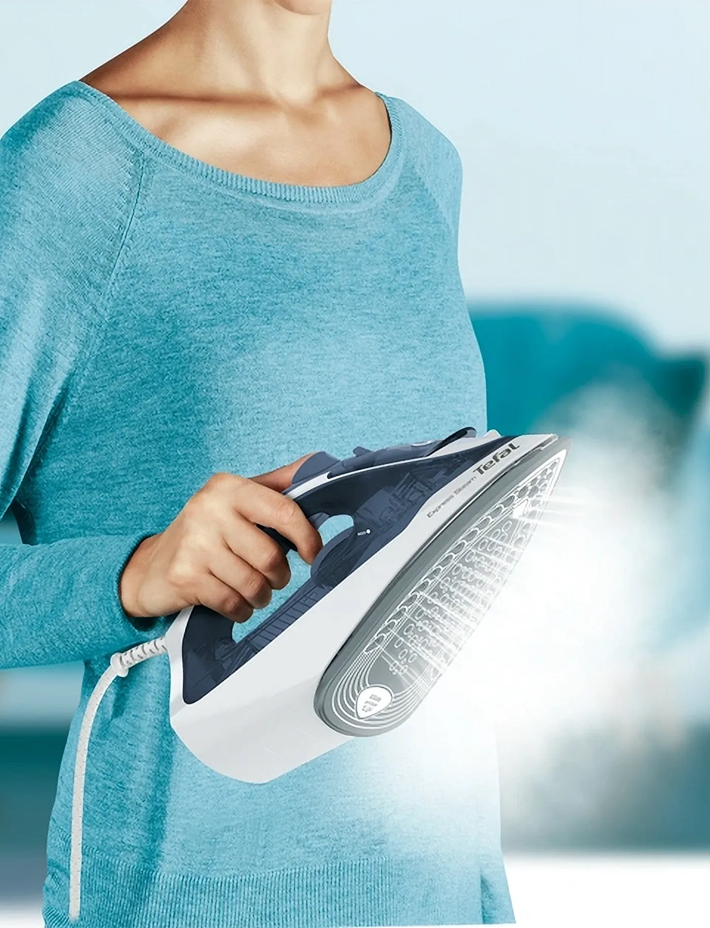 Tefal - Express Steam Steam Iron - tekstilpleje - blue - 1