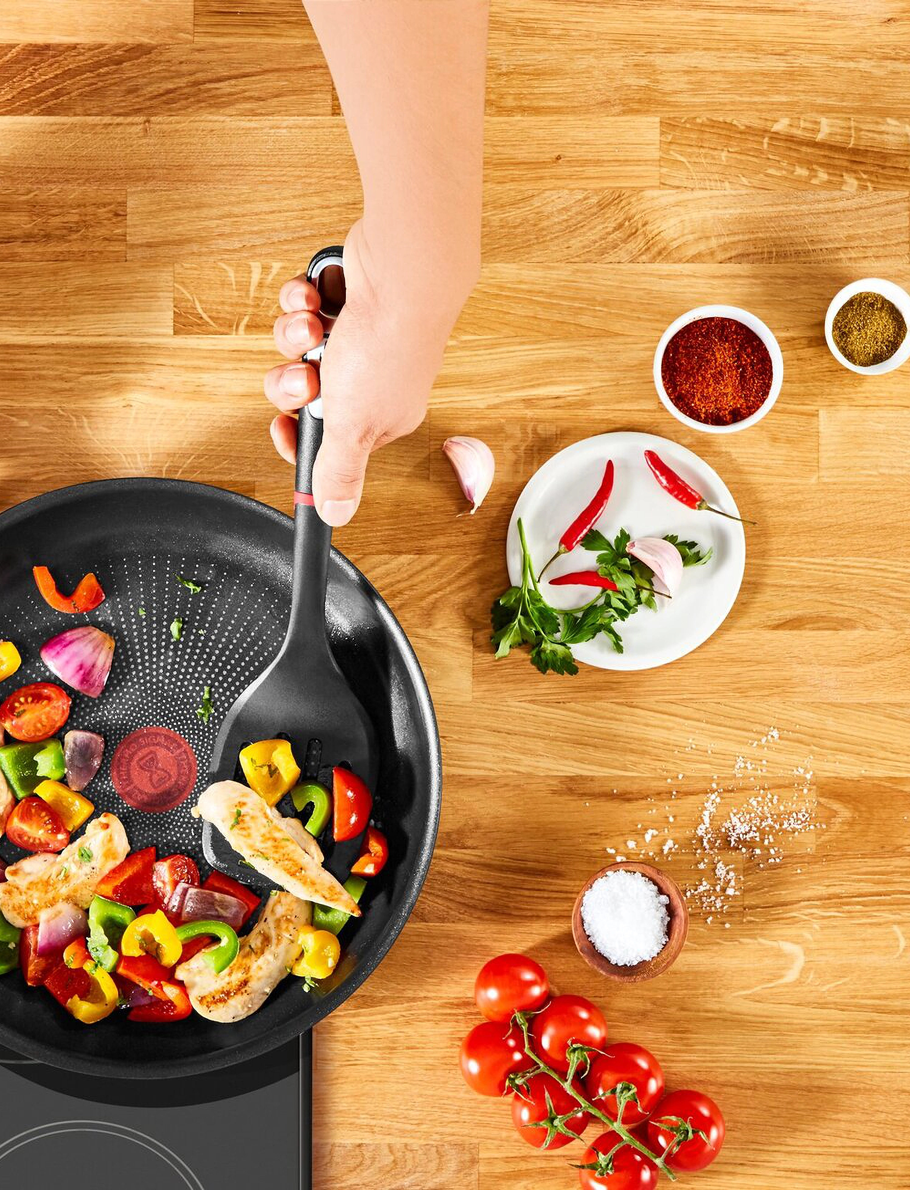 Tefal - Easy Chef Frypan - nach preis einkaufen - grey - 0