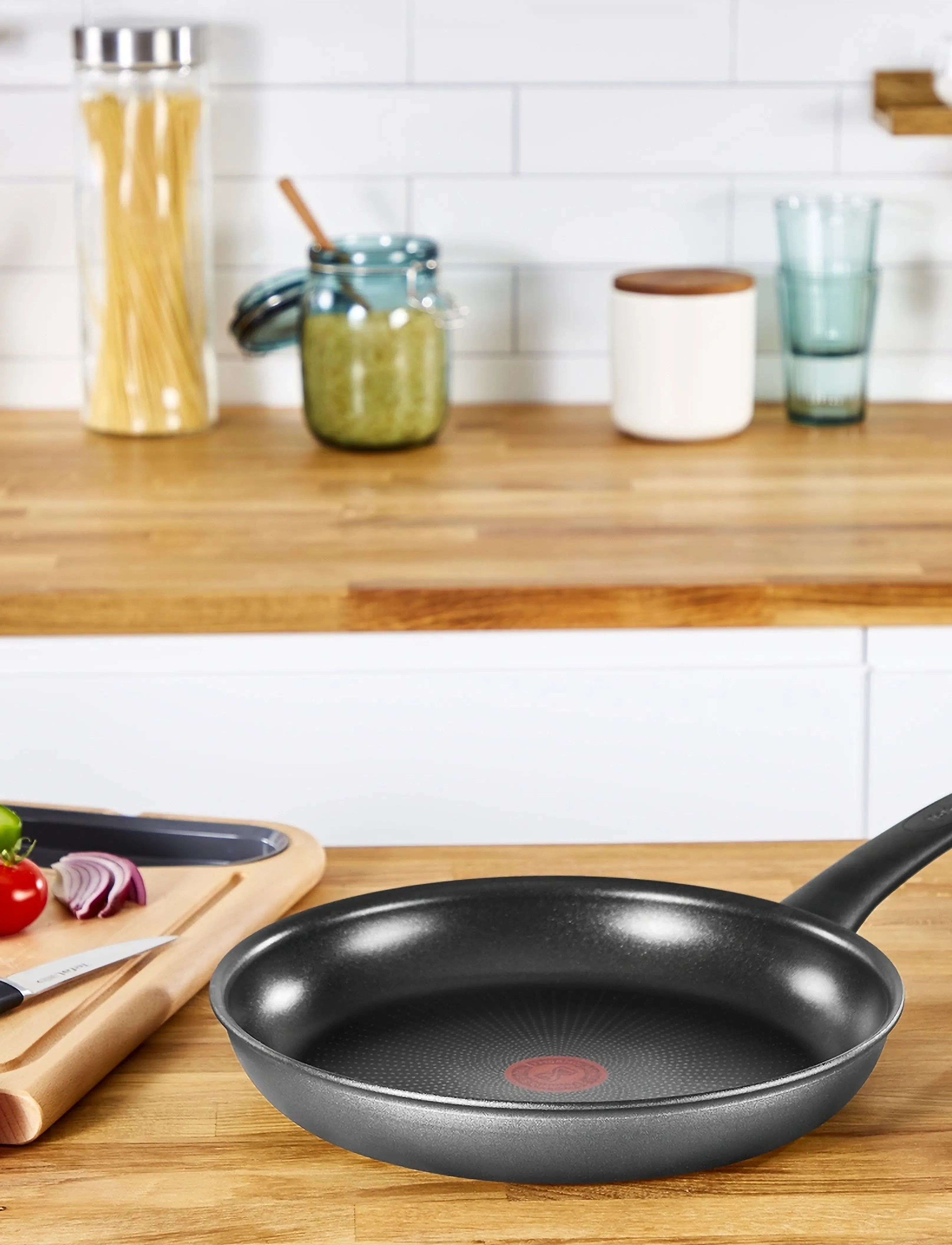 Tefal - Easy Chef Frypan 24 cm - shop by price - grey - 5