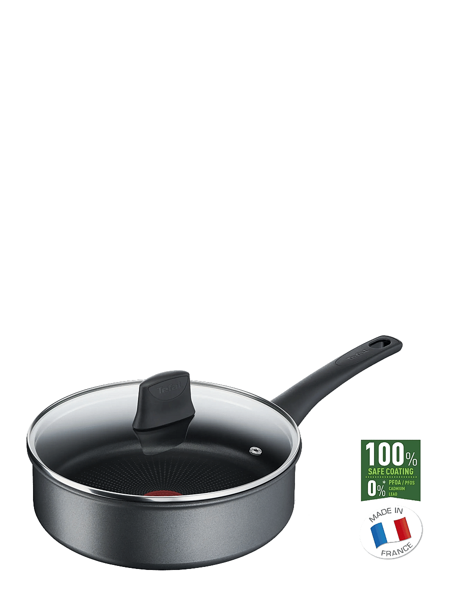Tefal - Easy Chef Sautepan 24 cm w. lid - kastmepotid ja -pannid - grey - 0