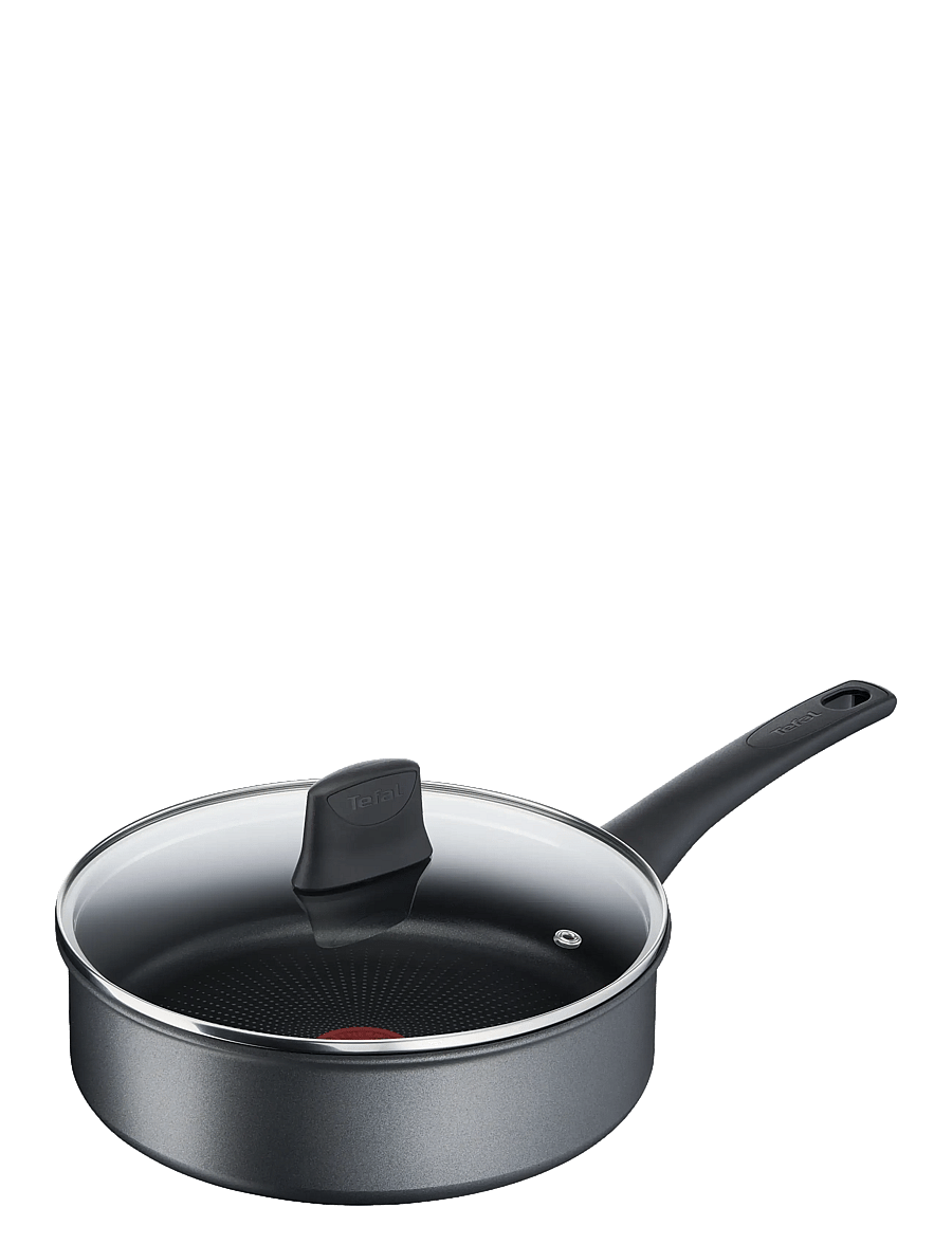 Tefal - Easy Chef Sautepan 24 cm w. lid - schmorpfannen & sauteusen - grey - 0