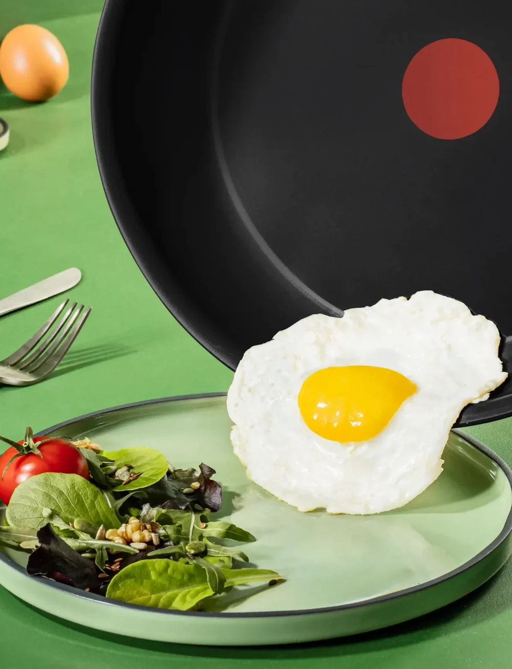 Tefal - Daily Cook SS Ceramic Frypan 24 cm - praepannid ja pannid - stainless steel - 2