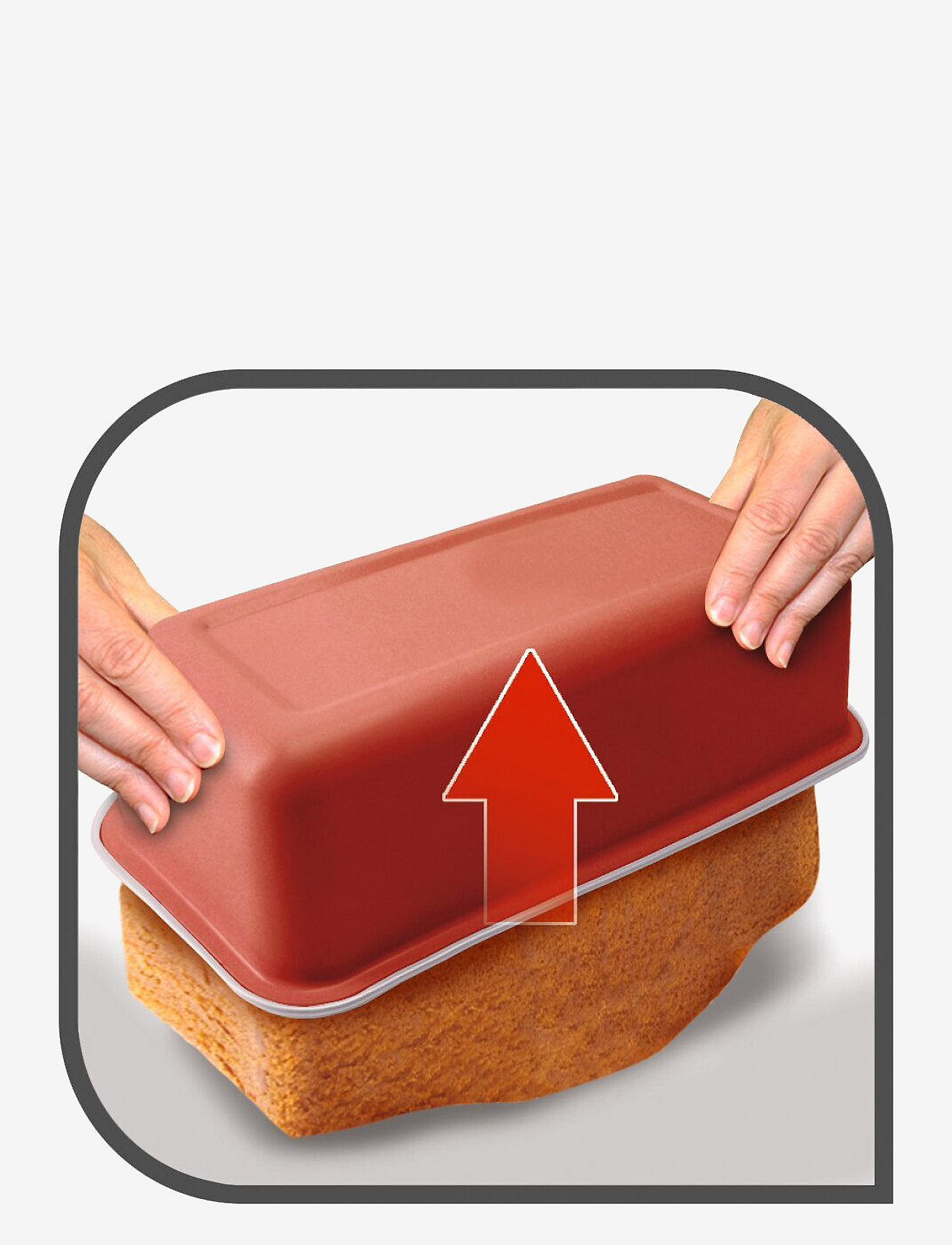 Tefal - Delibake Cake Pan 30 cm - die niedrigsten preise - red - 2