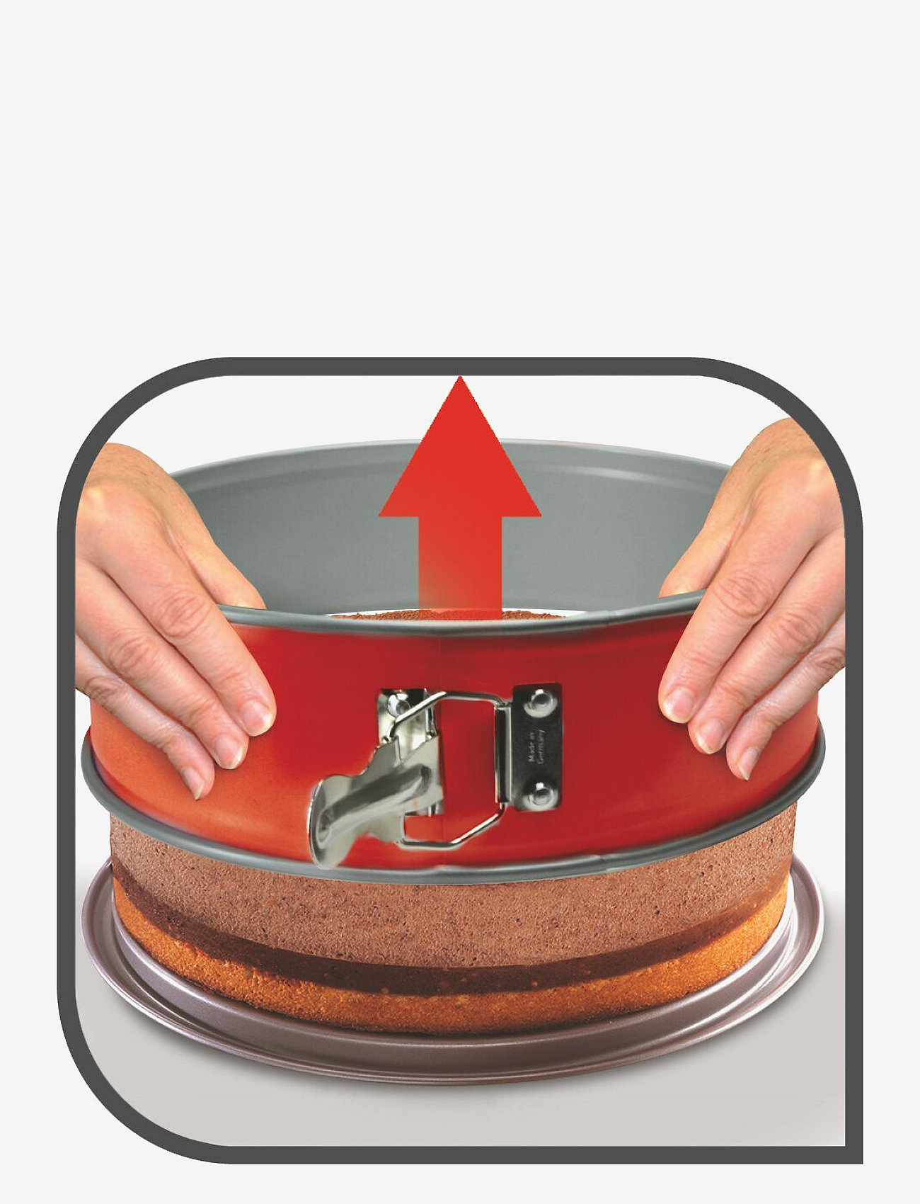 Tefal - Delibake Springform Round 25 cm - die niedrigsten preise - red - 3