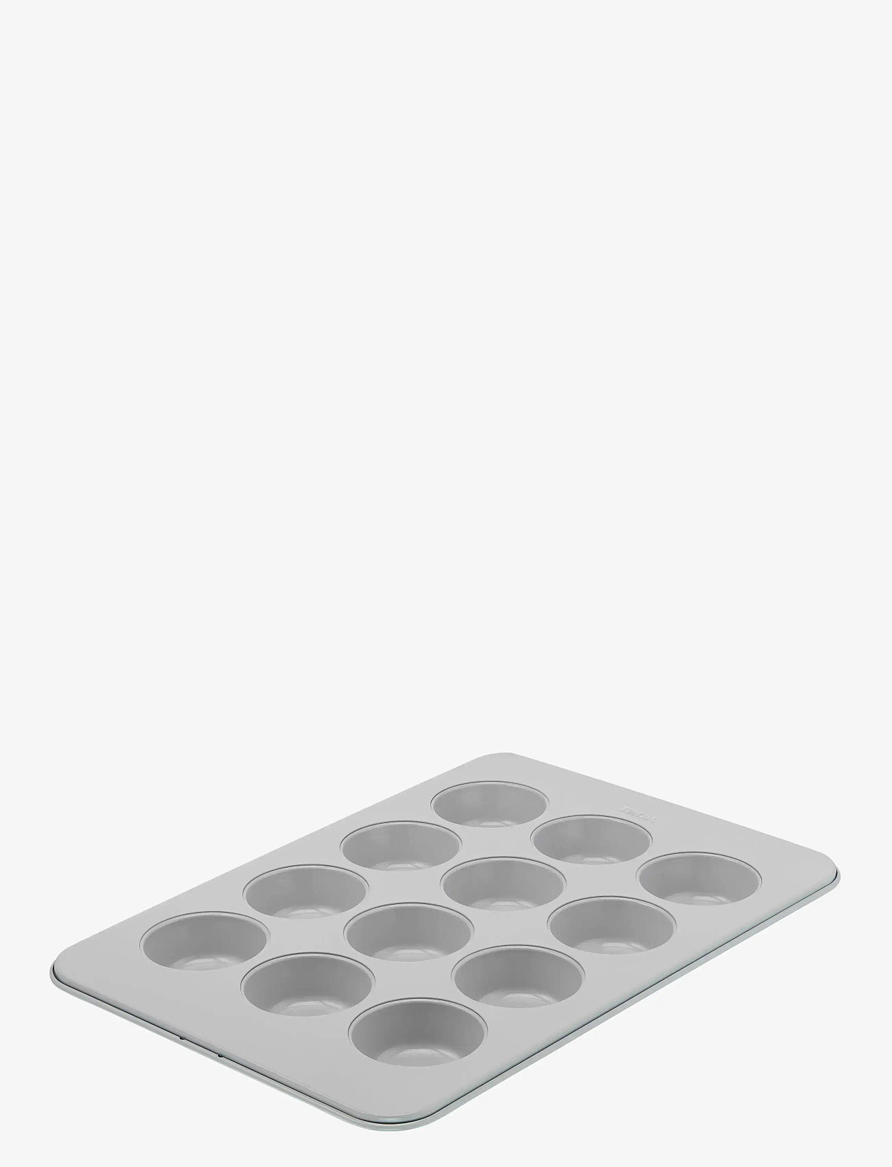 Tefal - Ceramik 12 muffins 39x27,5cm - cupcake & muffinformen - grey / turqouise - 0