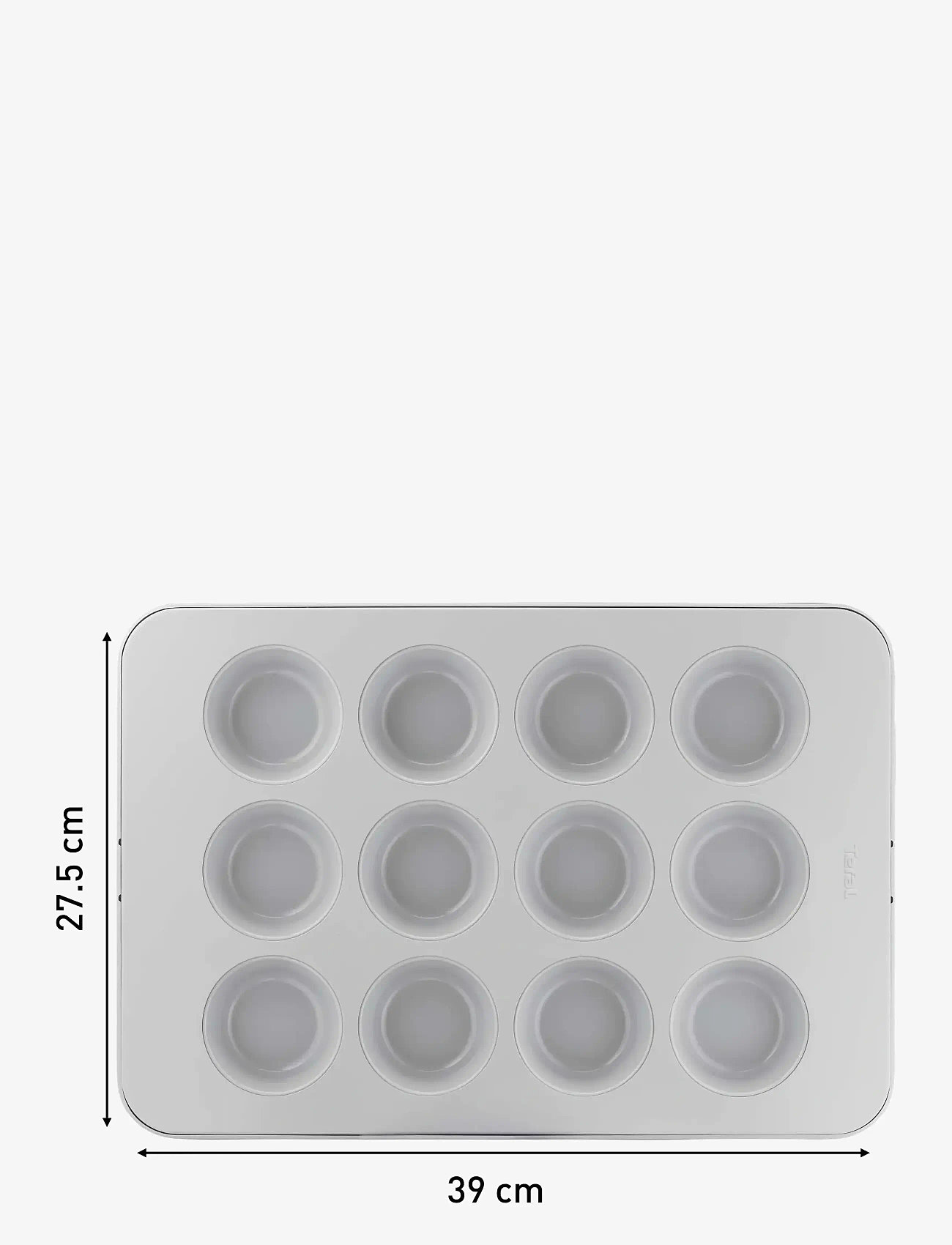 Tefal - Ceramik 12 muffins 39x27,5cm - cupcake & muffinformen - grey / turqouise - 1