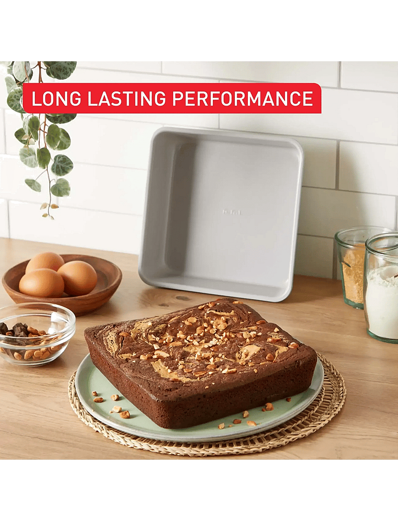 Tefal - Ceramik Square Cake 20cm - küpsise- ja koogivormid - grey / turqouise - 5