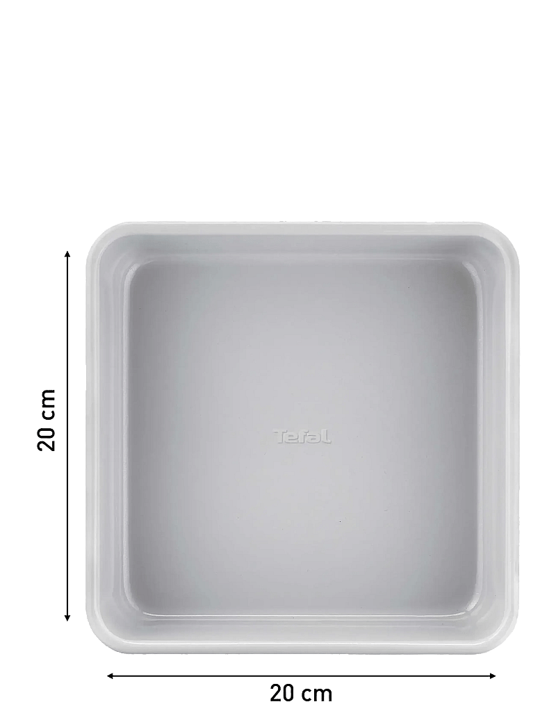 Tefal - Ceramik Square Cake 20cm - küpsise- ja koogivormid - grey / turqouise - 1