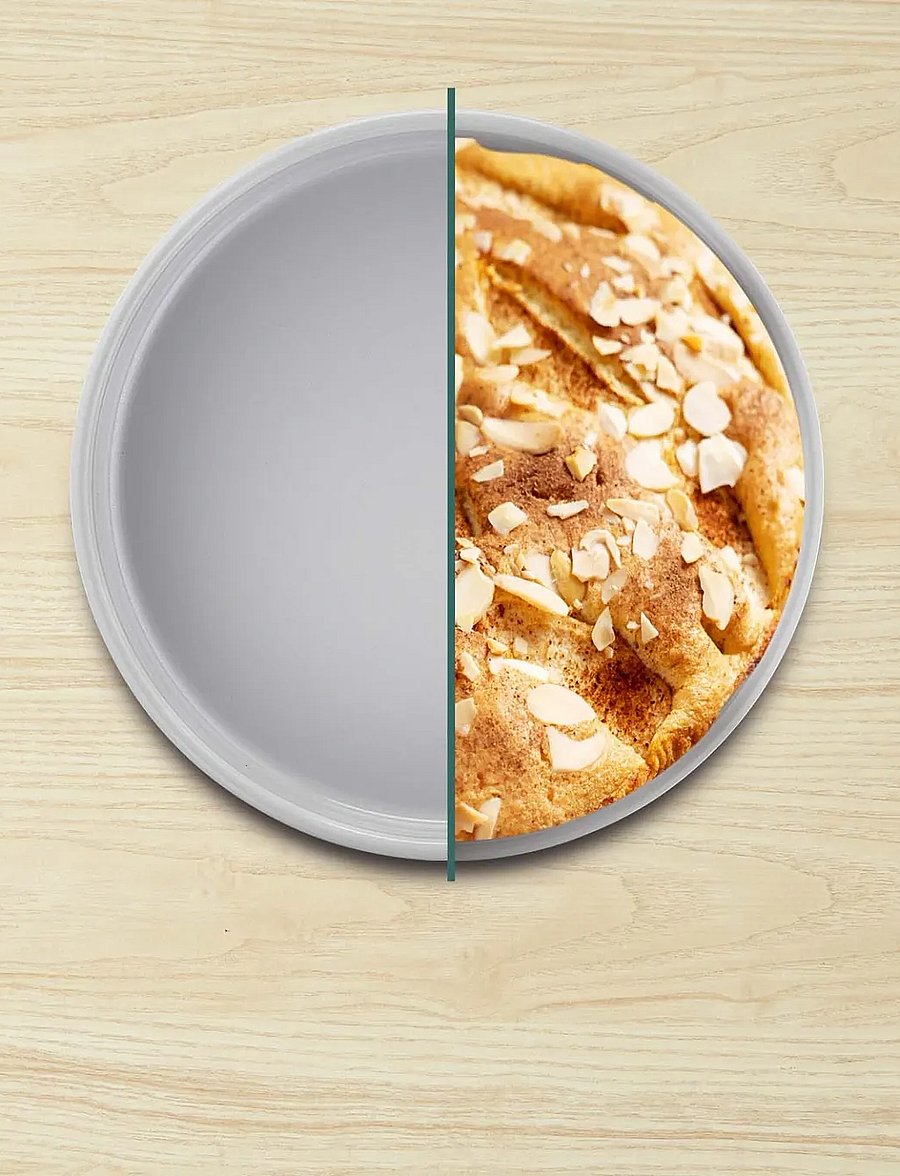 Tefal - Ceramik Round cake 17cm - küpsise- ja koogivormid - grey / turqouise - 0