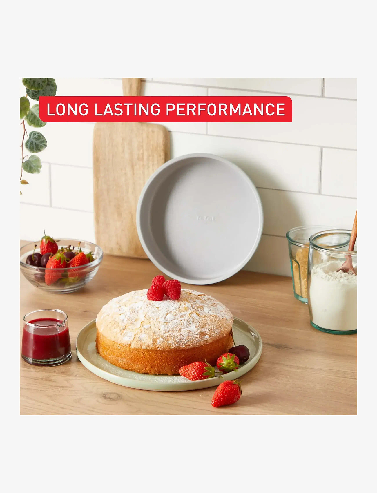 Tefal - Ceramik Round cake 17cm - keks- & kuchenformen - grey / turqouise - 5