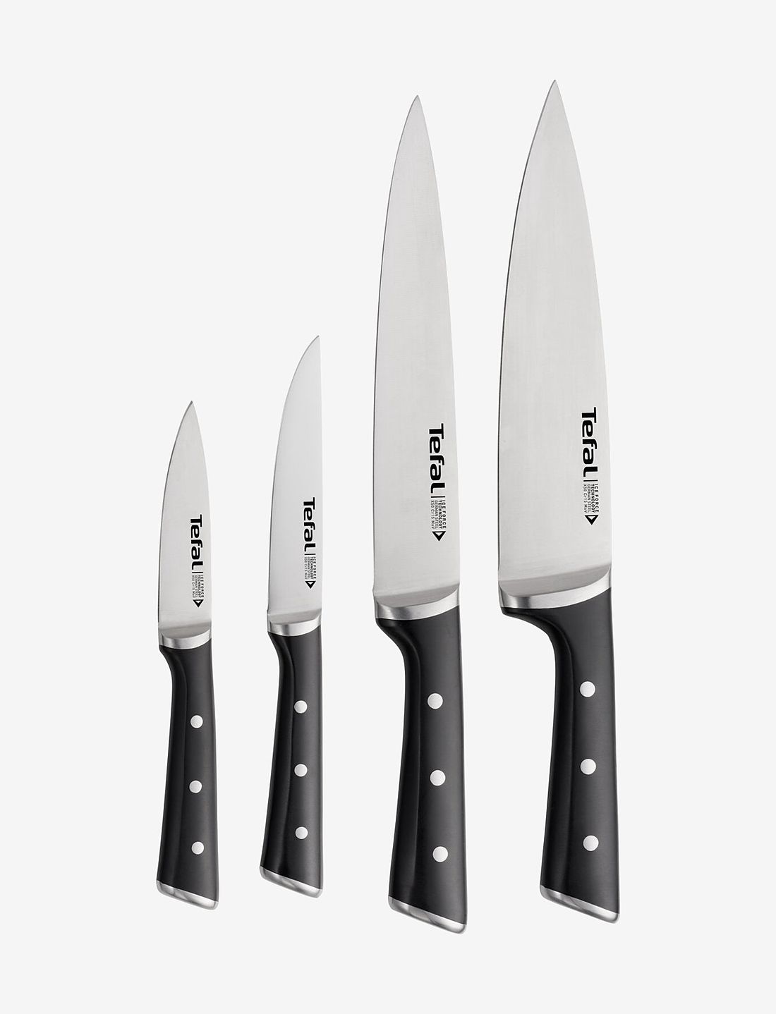 Tefal Ice Force Set 4pcs Pairing-, Utility-, Slicing-, Chef Knife - Couteaux  de chef 