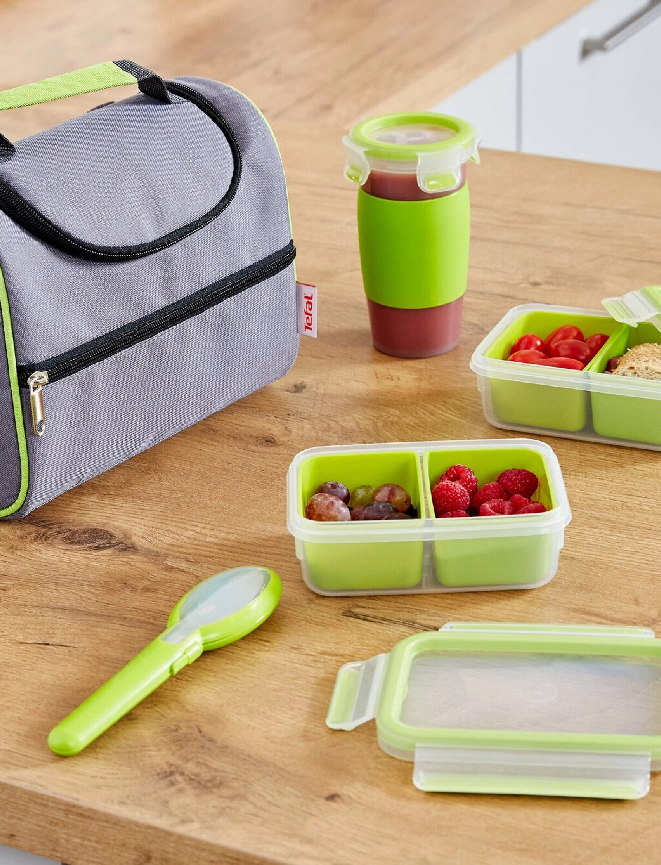 Tefal Masterseal To Go Snack 1,0 L., 1 L, Green, Opbevaring I Køkkenet > Madkasser, Unisex