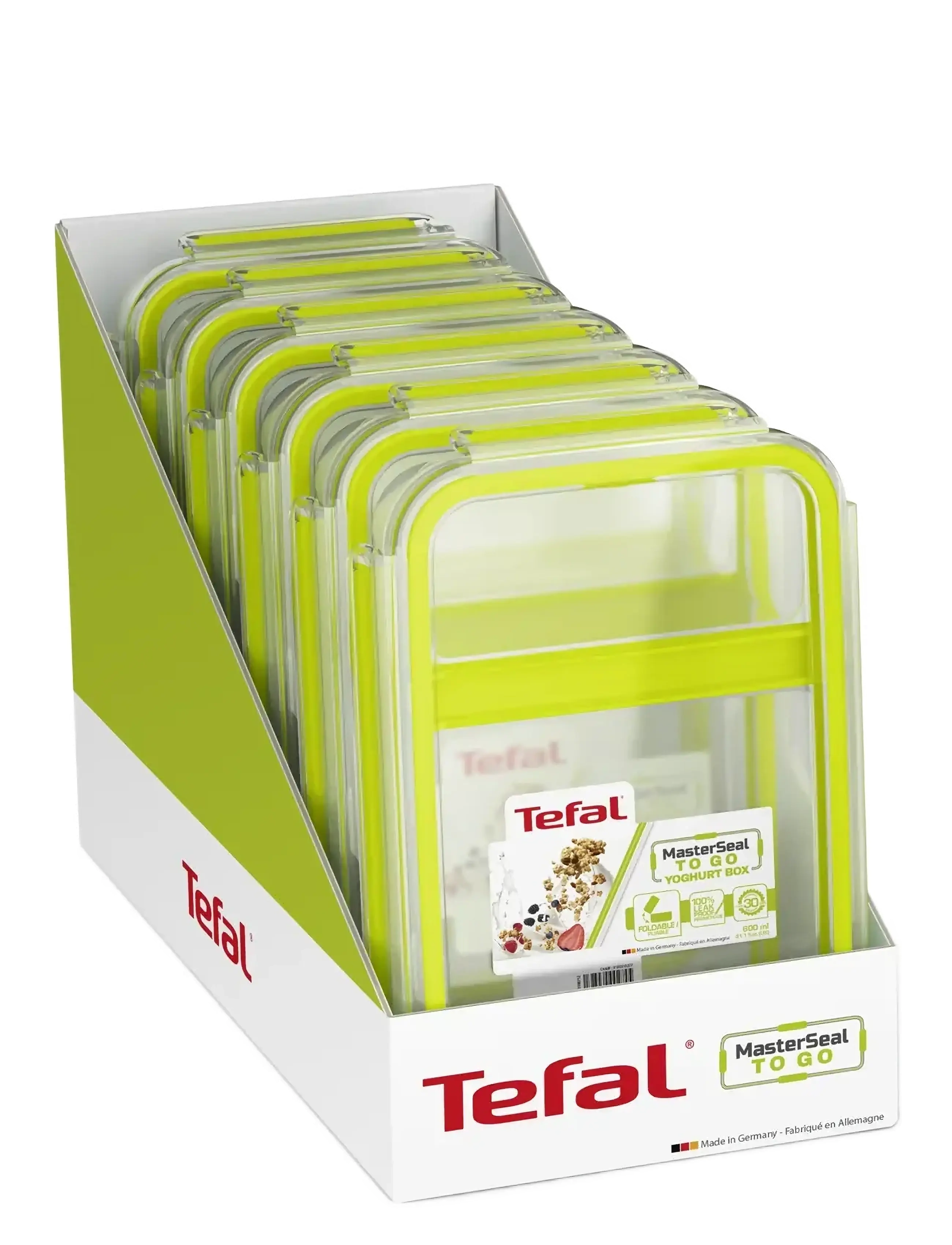 Tefal - MasterSeal TO GO Yoghurtbox 0,6 l. - förvaringsburkar - green - 3