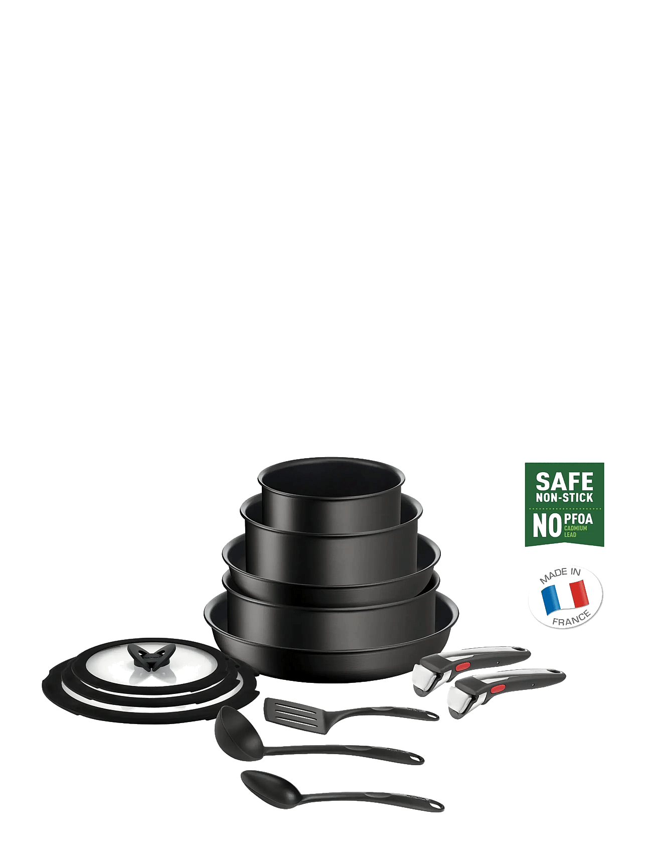 Tefal Ingenio Unlimited On 13 Pcs Set - Black - ONE SIZE