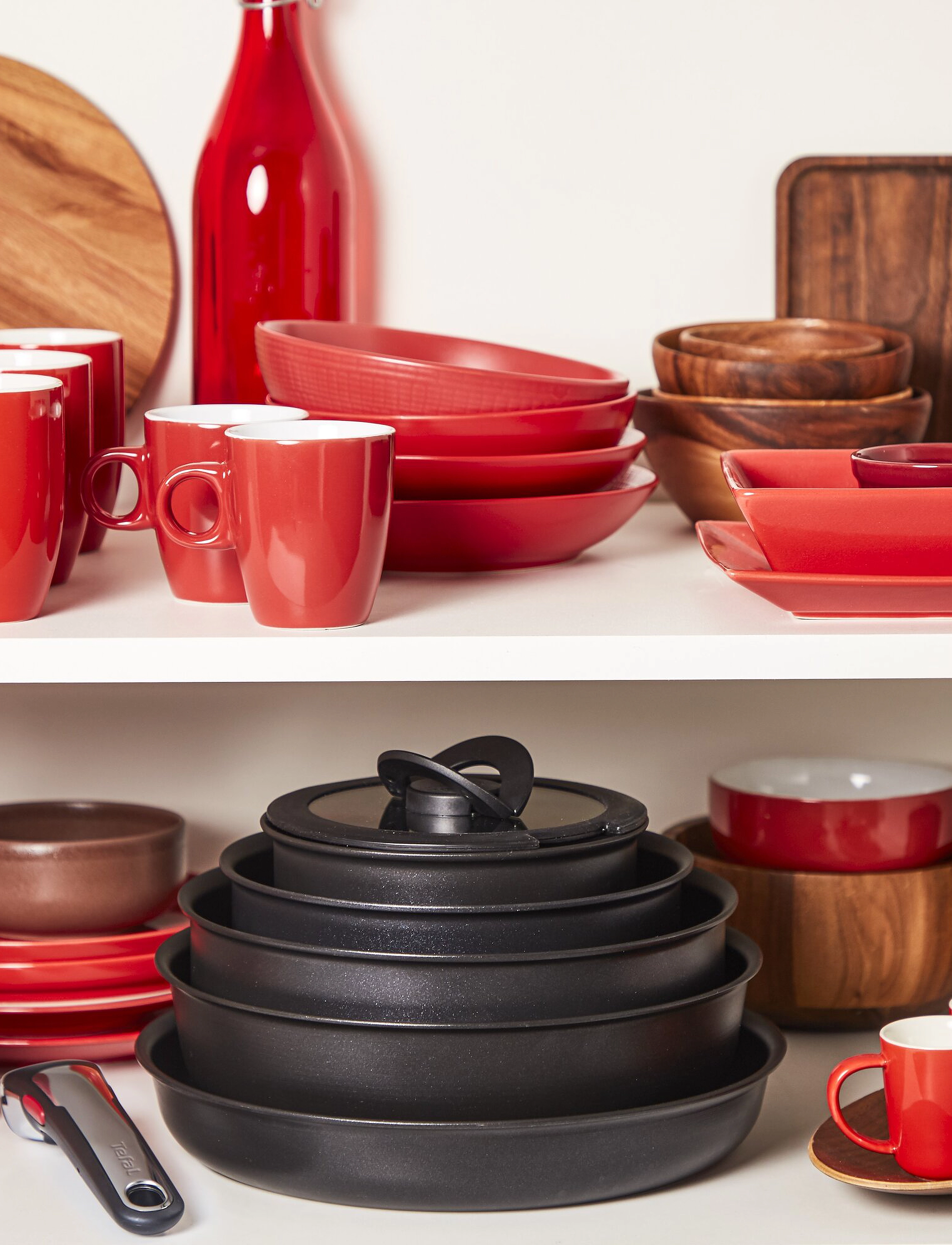 Tefal Ingenio Unlimited On 13 Pcs Set, One Size, Pots & Pans, Schwarz - Saucepan Sets, Homeware