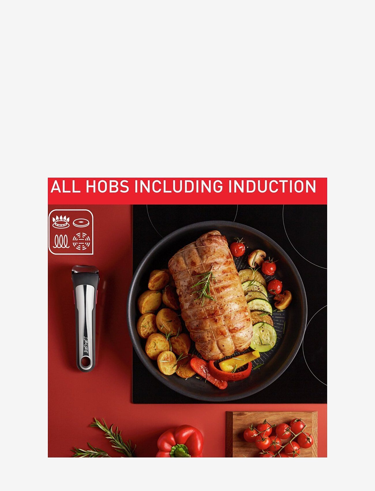 Tefal - Ingenio Unlimited ON 13 pcs set - saucepan sets - black - 4