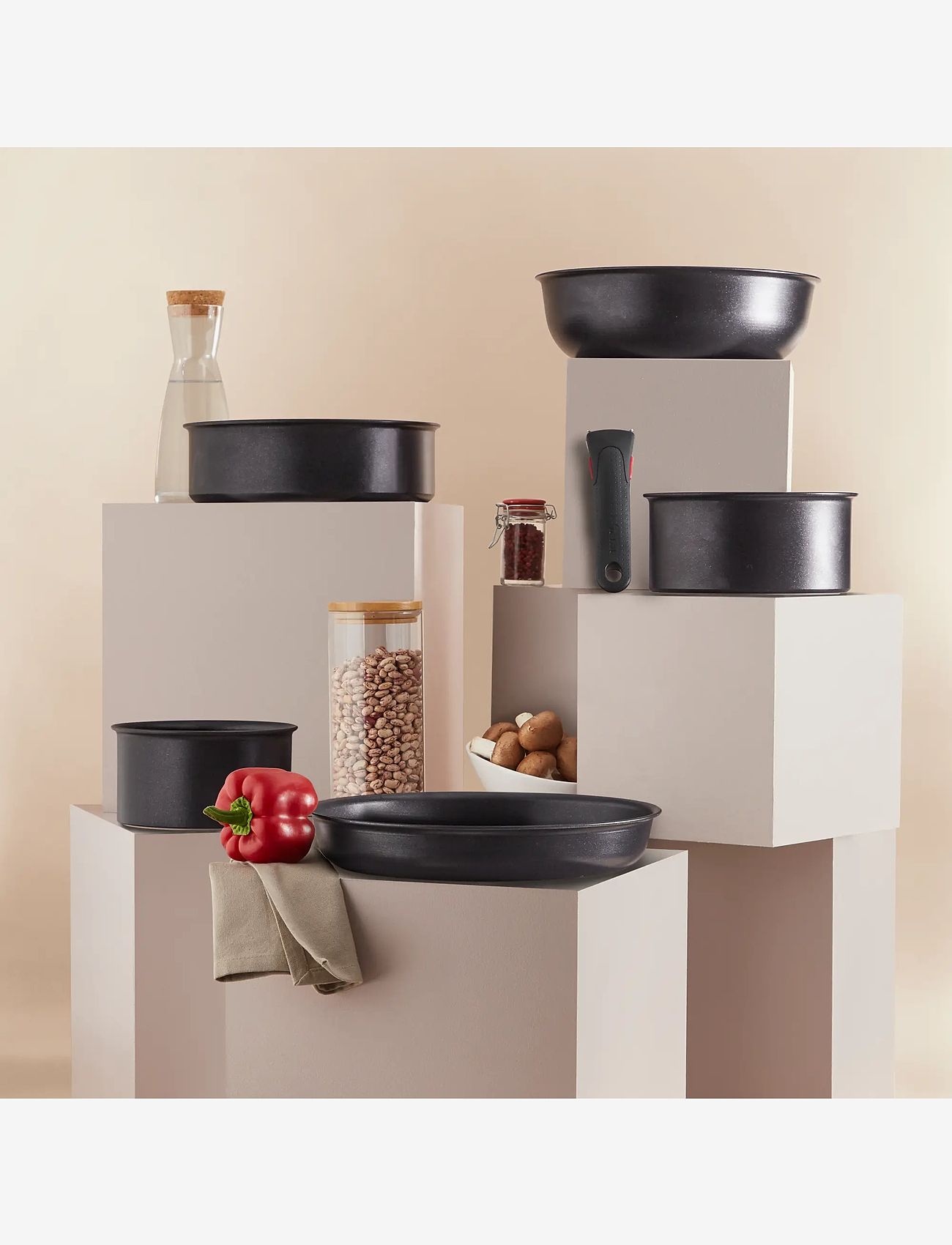 Tefal - Ingenio Eco resist Frypan - stegepander - black - 2