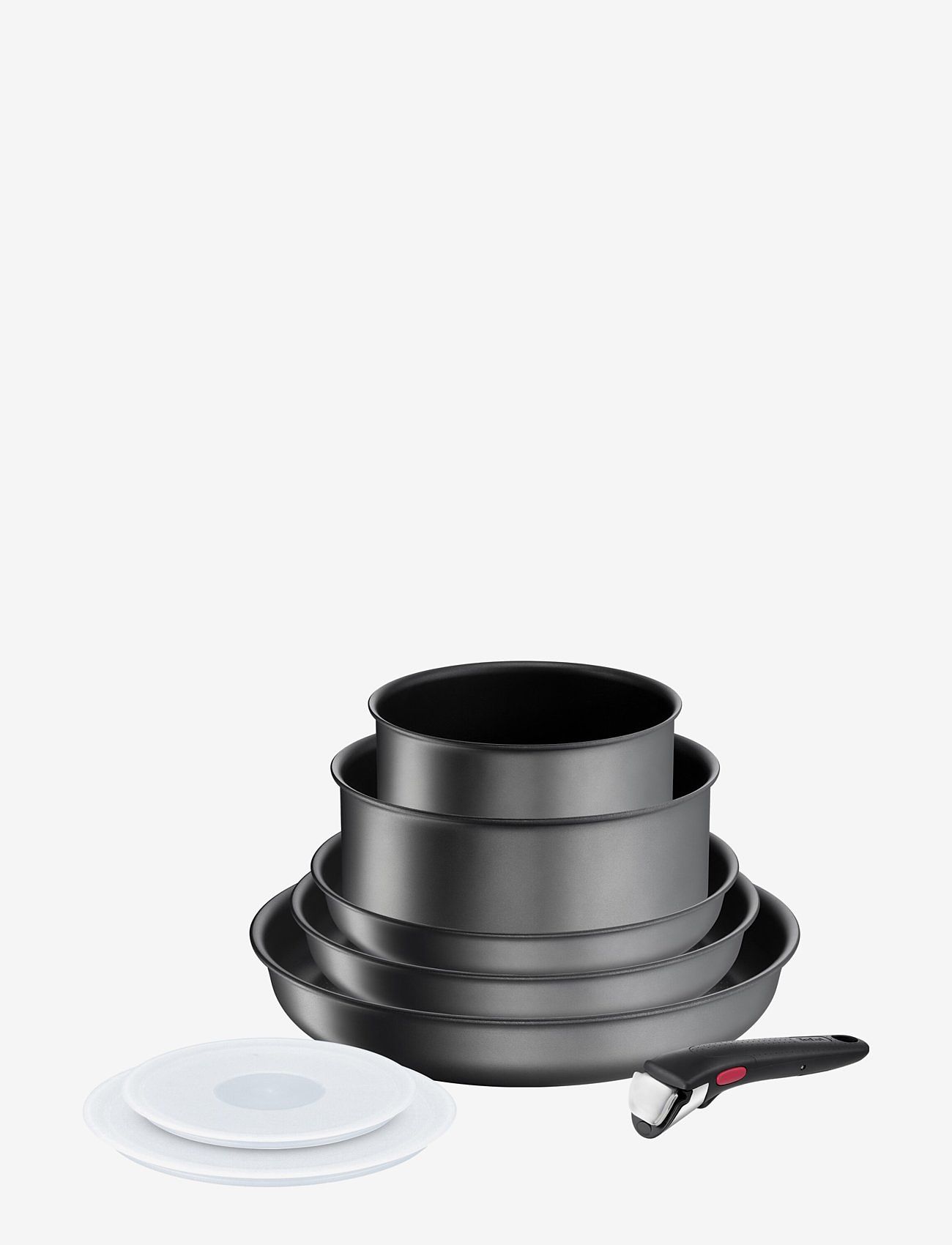 Tefal - Ingenio Daily chef ON 8 pcs set - stieltopf-sets - grey - 0