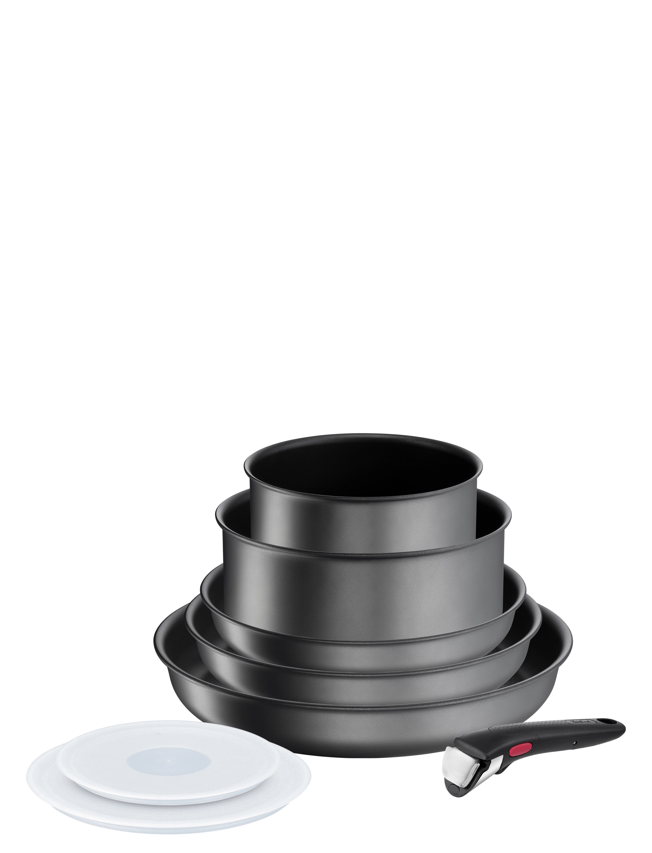 Tefal - Ingenio Daily chef ON 8 pcs set - stieltopf-sets - grey - 1