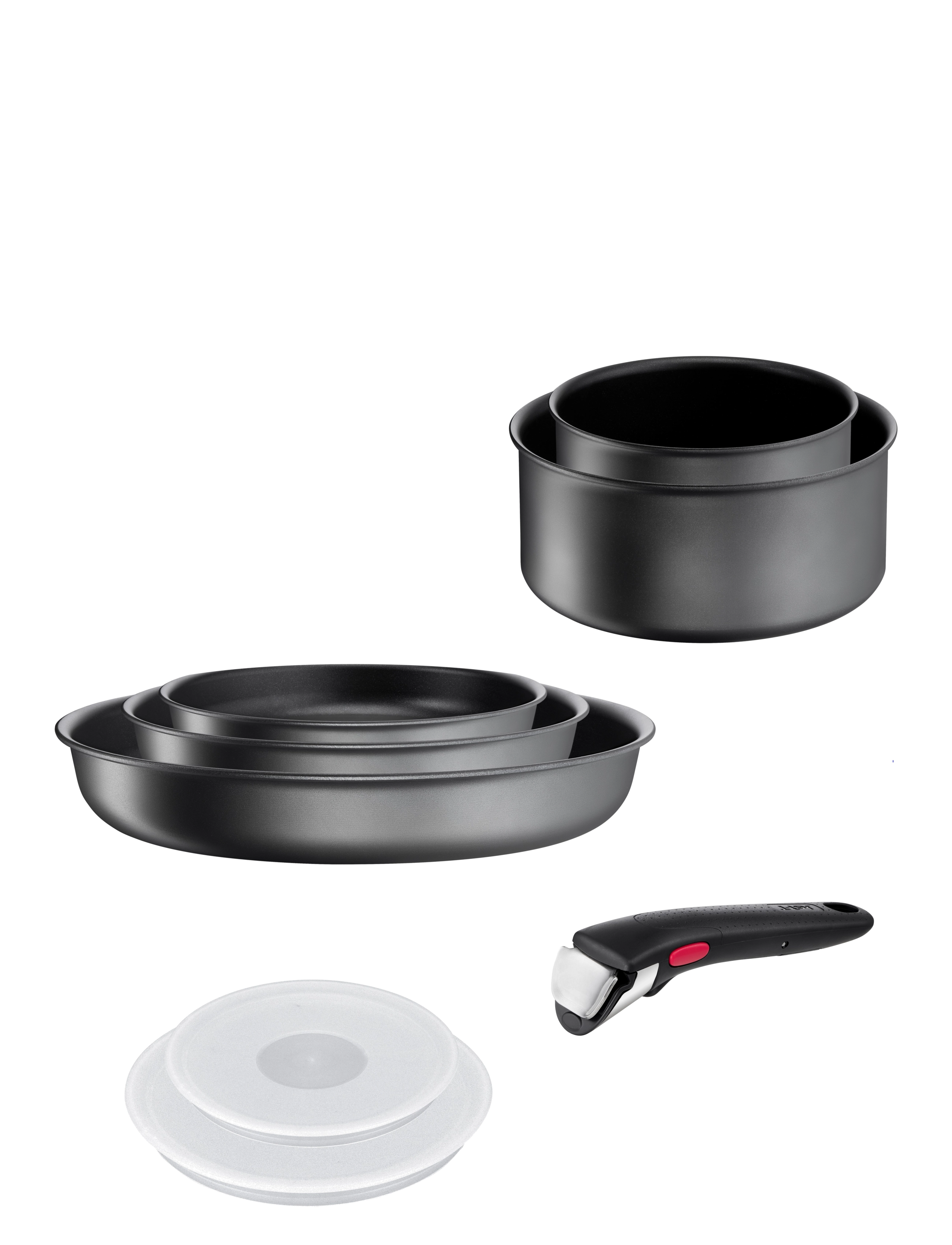 Tefal - Ingenio Daily chef ON 8 pcs set - stieltopf-sets - grey - 3