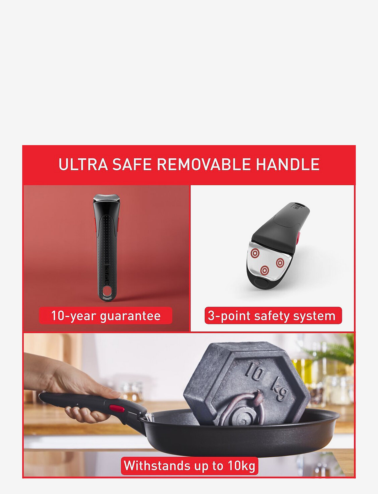 Tefal - Ingenio Daily chef ON 8 pcs set - stieltopf-sets - grey - 2