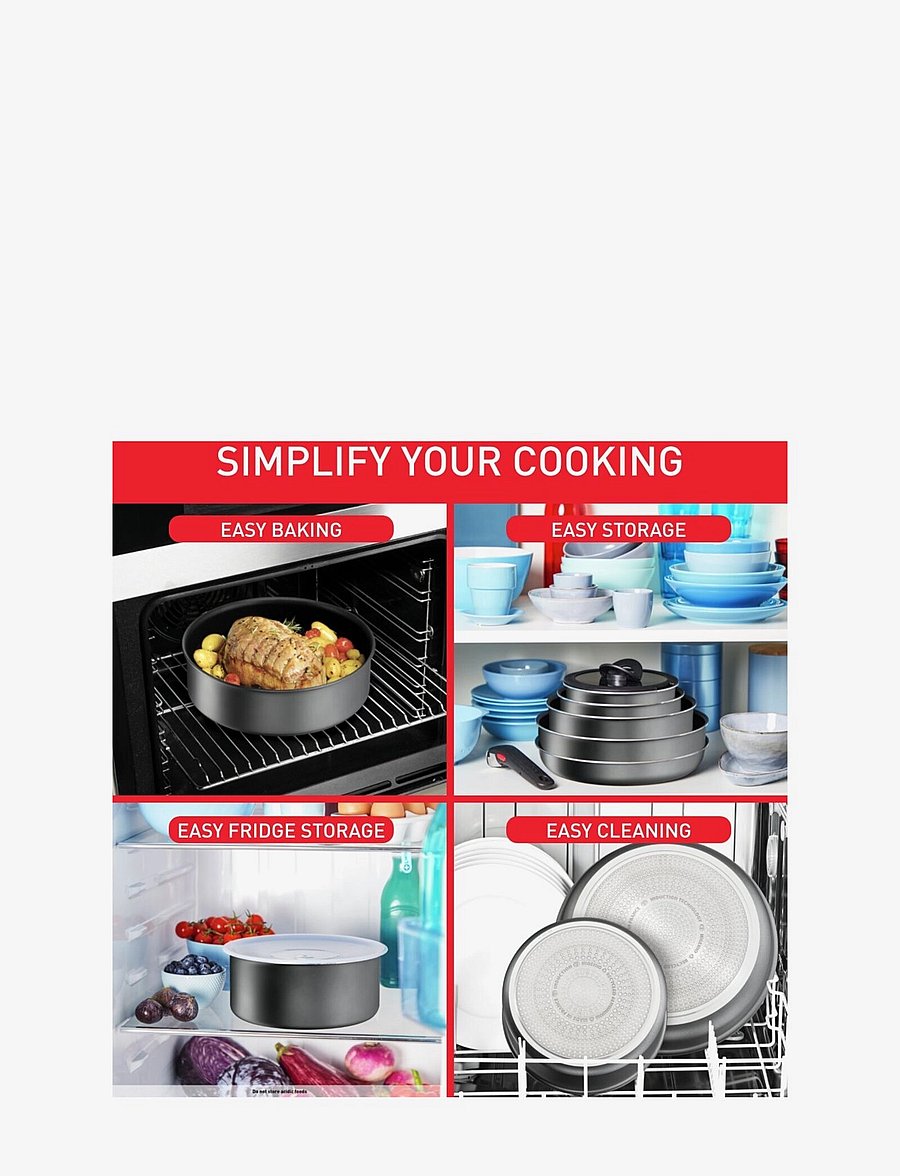 Tefal - Ingenio Daily chef ON 8 pcs set - kastrulikomplektid - grey - 5
