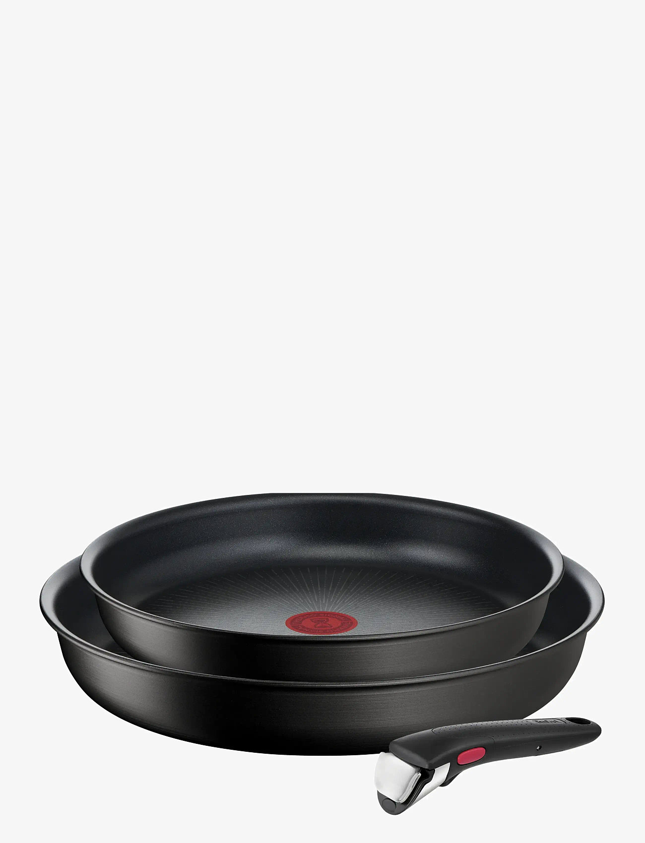 Tefal - Ingenio Unlimited Frypan 3 pcs set Black (24 and 28 cm) - patelnie - black - 1