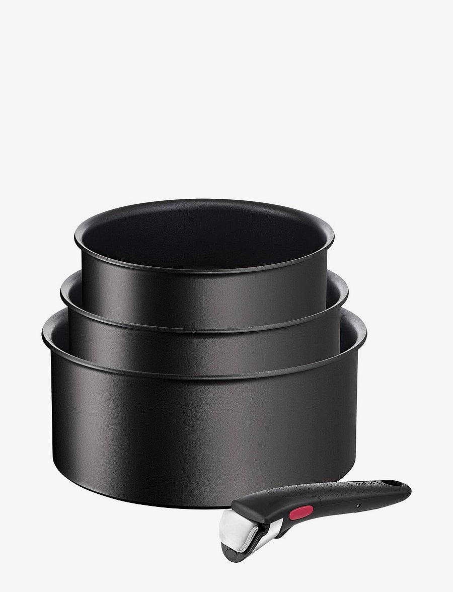 Tefal - Ingenio Unlimited 4 pcs set Black (16/18/20 cm) - black - 0