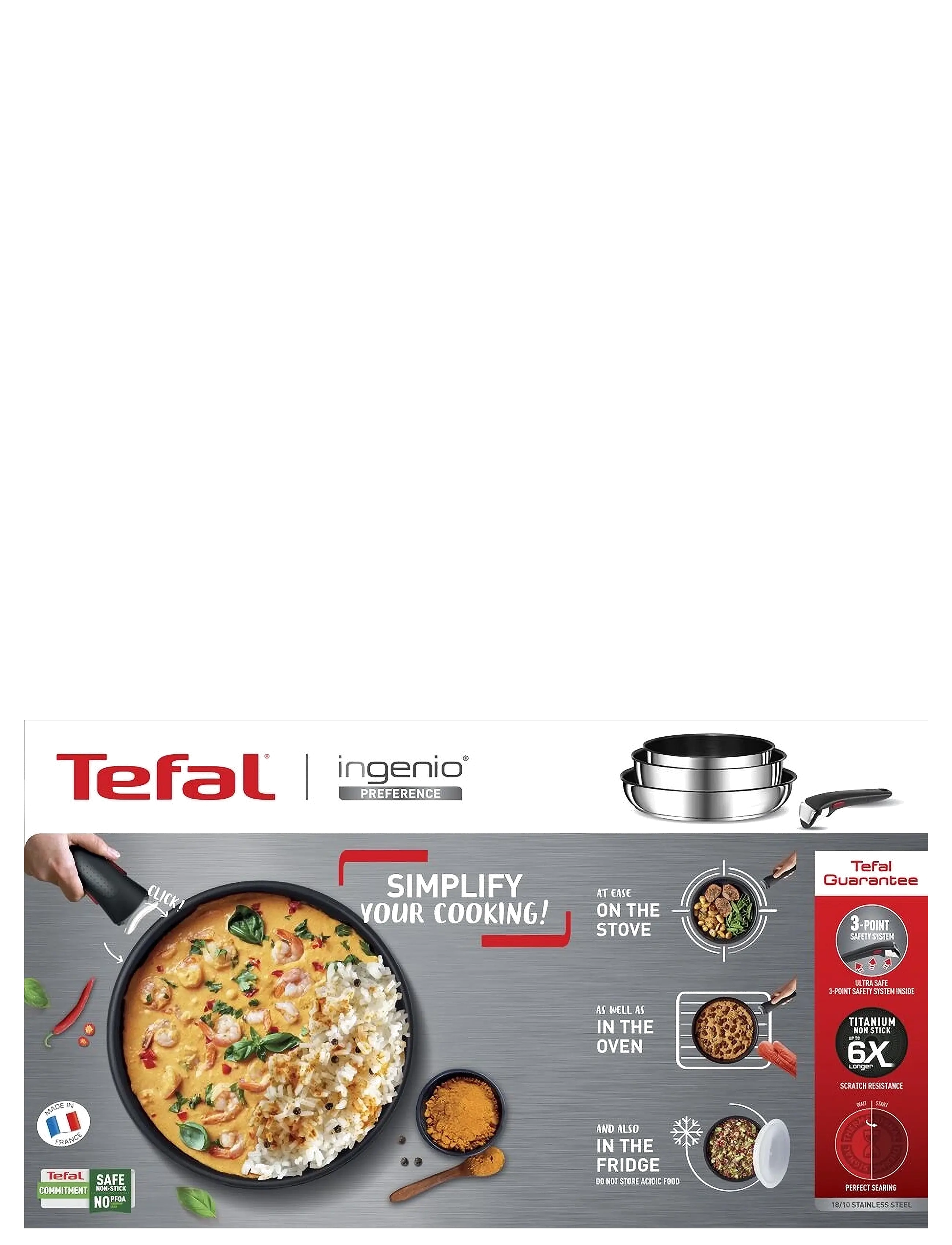Tefal - Ingenio Preference Frypan 28 cm - najniższe ceny - stainless steel - 2