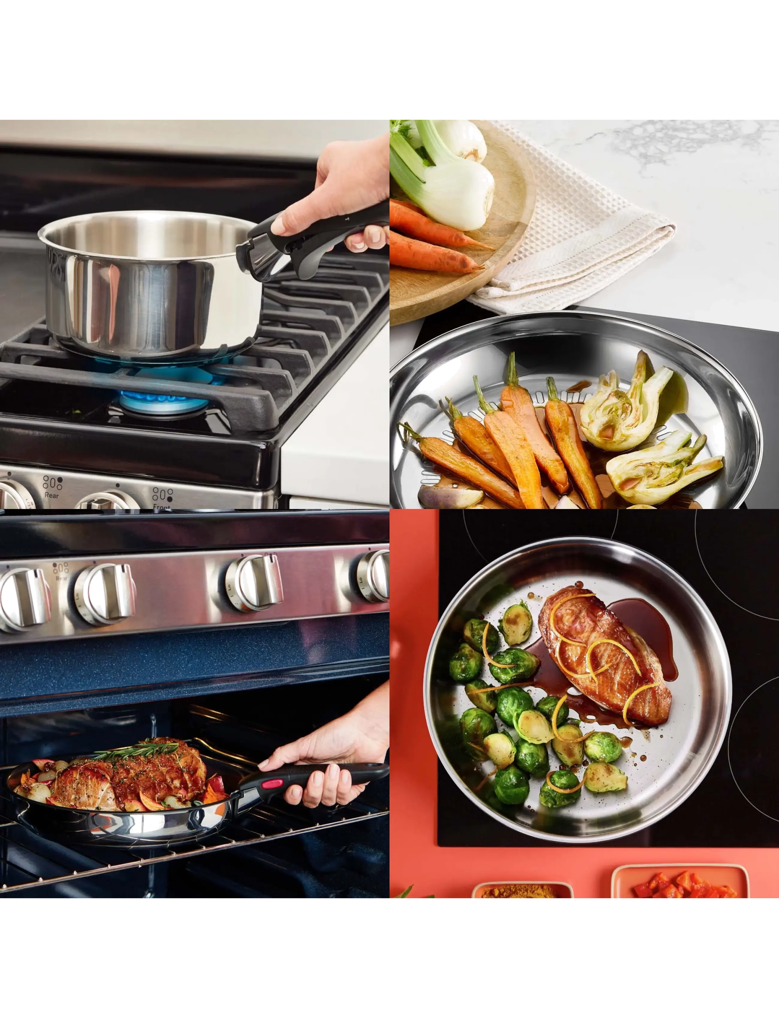Tefal - Ingenio Preference Frypan 28 cm - bratpfannen - stainless steel - 3