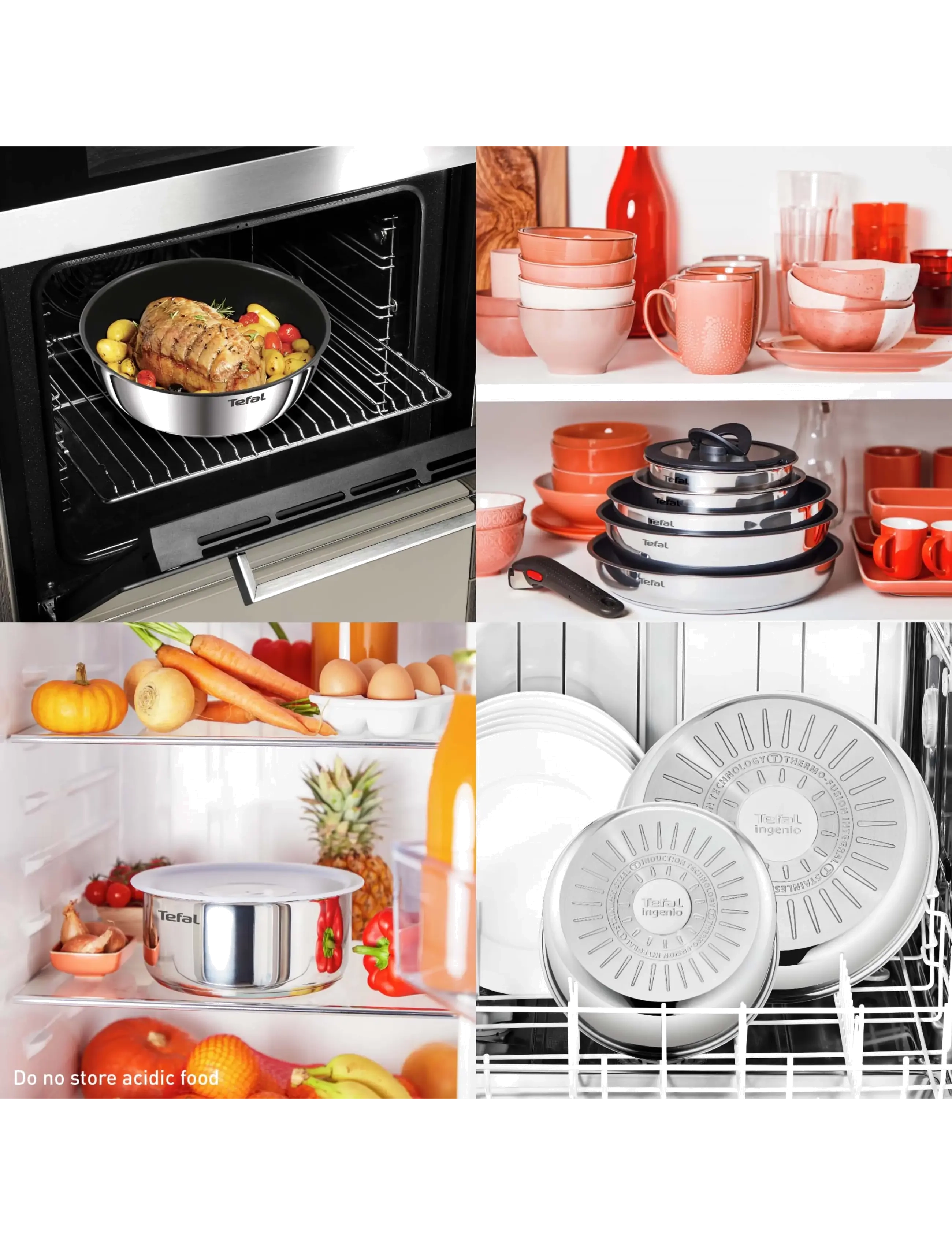 Tefal - Ingenio Preference Frypan 28 cm - bratpfannen - stainless steel - 4