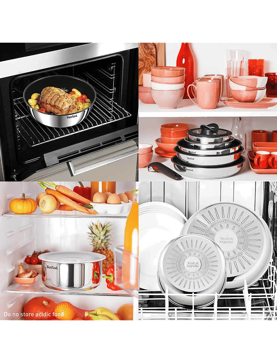 Tefal - Ingenio Preference Frypan 28 cm - bratpfannen - stainless steel - 4