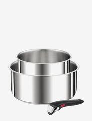 Tefal - Ingenio Preference  ON 3 pcs saucepan set - grydesæt & kasserollesæt - stainless steel - 0