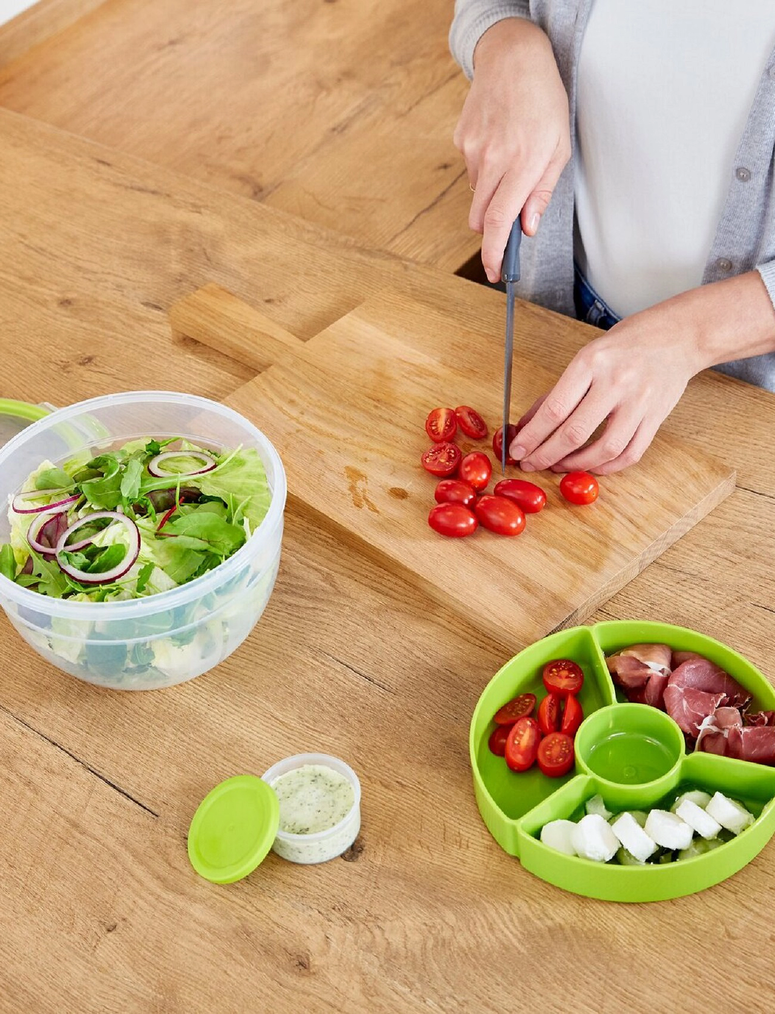Tefal - MasterSeal TO GO salad bowl XL - lunch boxes & food containers - green - 4