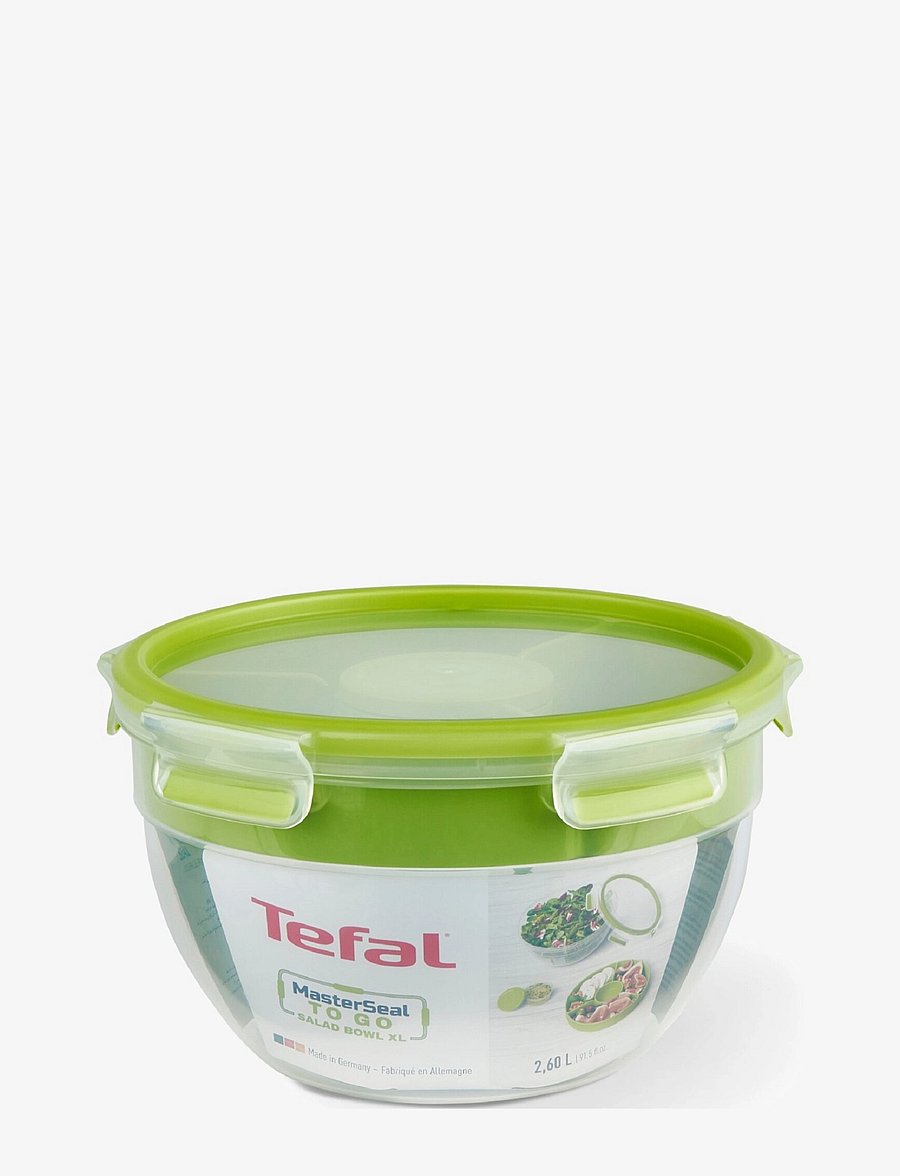 Tefal - MasterSeal TO GO salad bowl XL - lõunasöögikarbid ja toidumahutid - green - 2