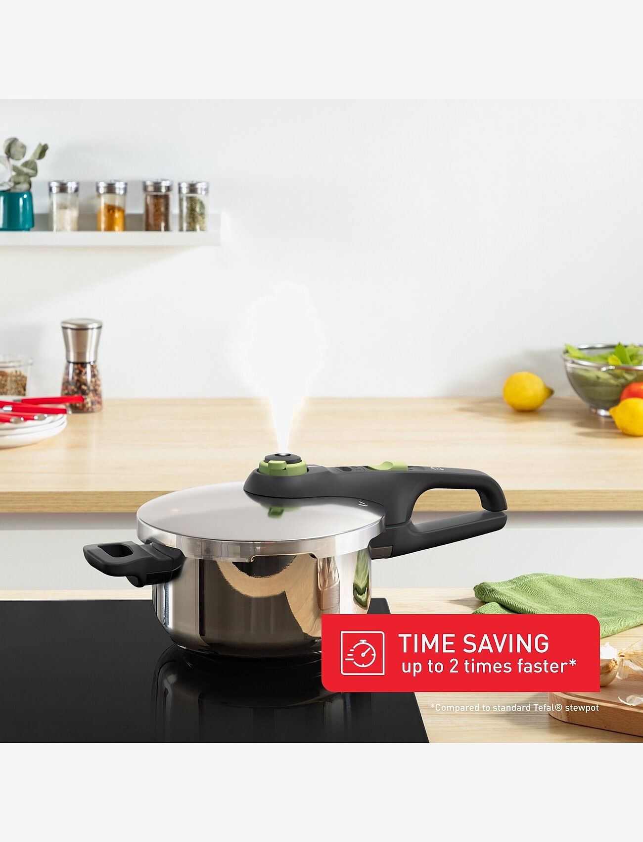 Tefal - Pressure cooker Secure Trendy 4 L - green - 3