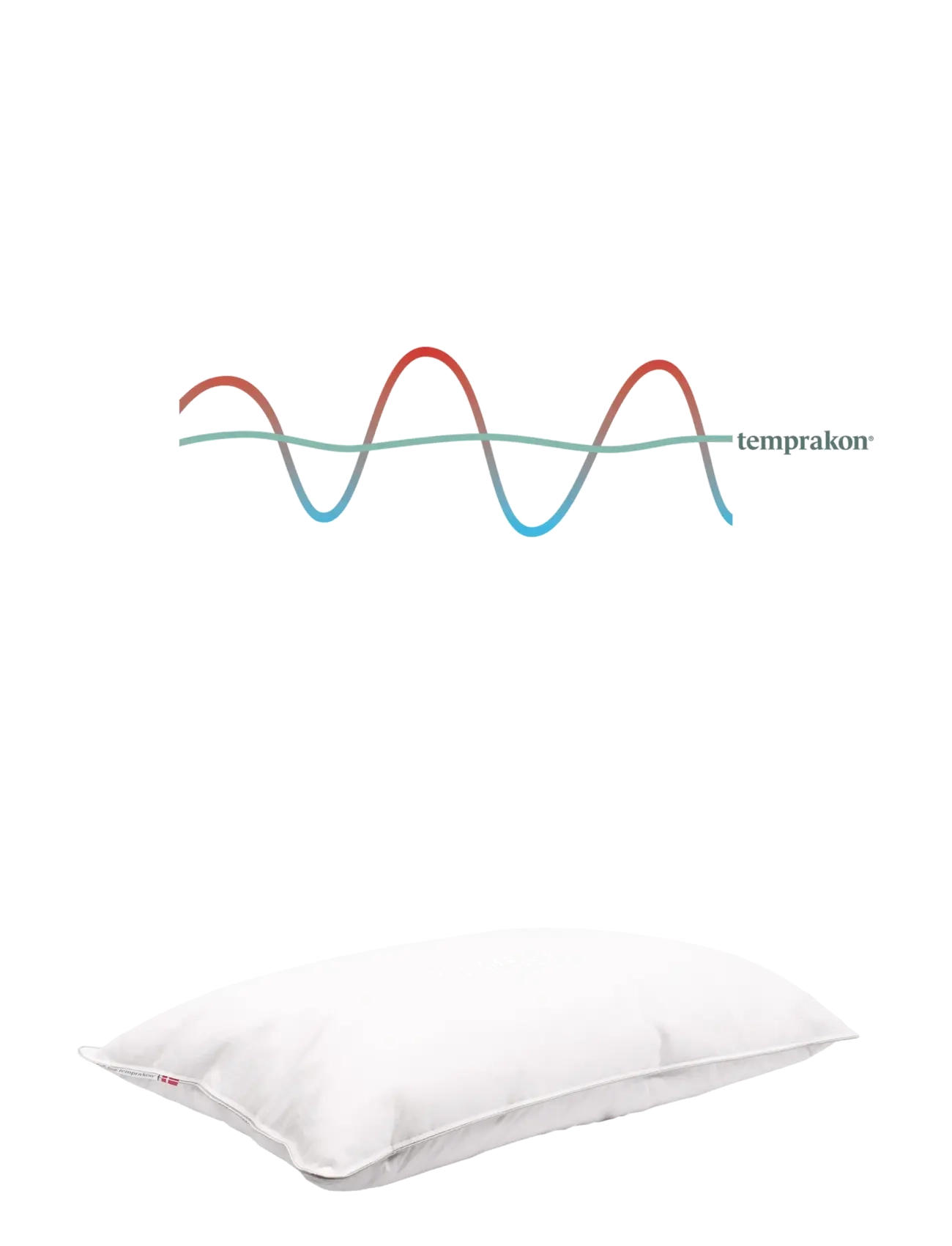 Temprakon Temprakon 3-chamber pillow - Dyner og puter - WHITE / white