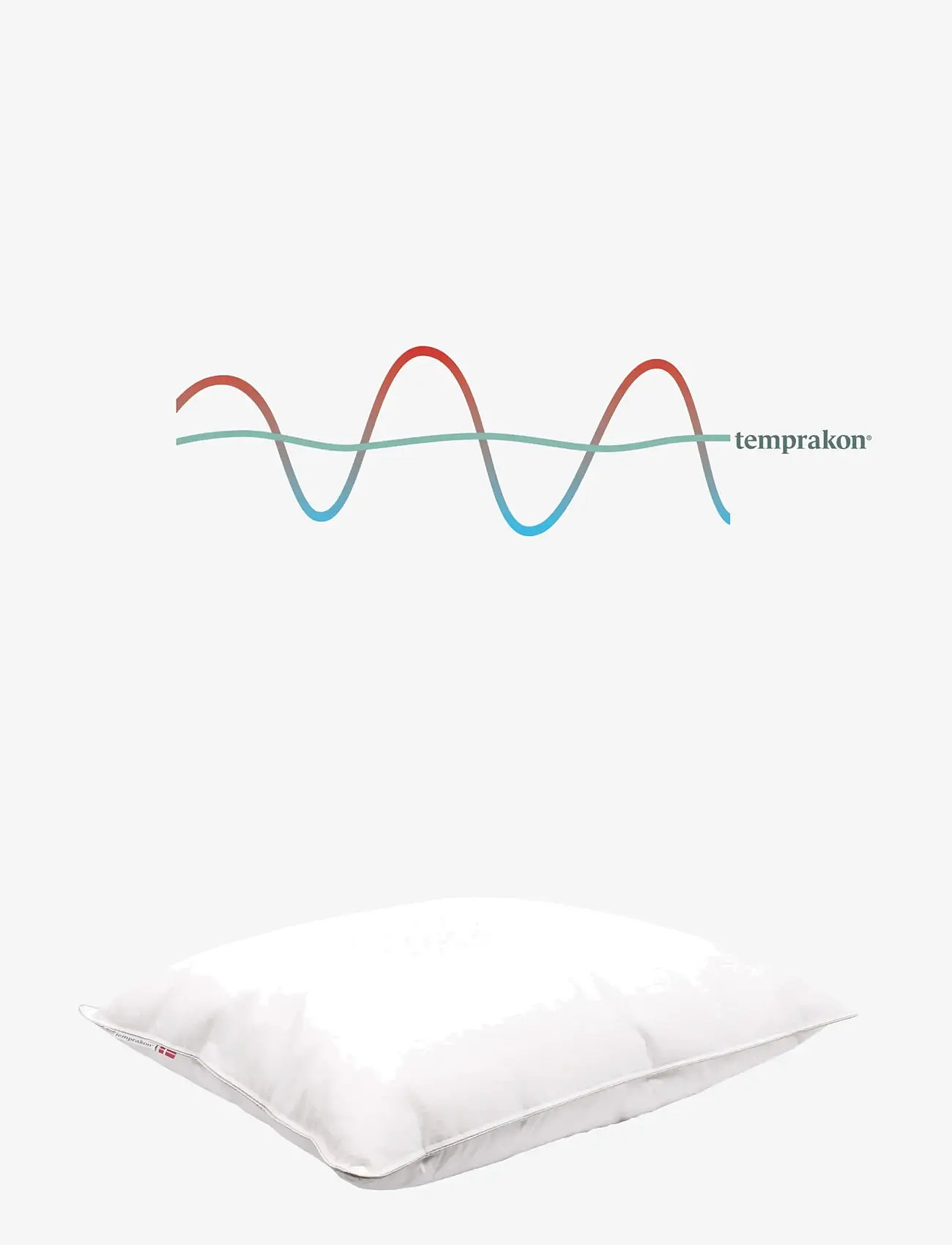 Temprakon - Temprakon 3-chamber pillow - kuddar - white - 1