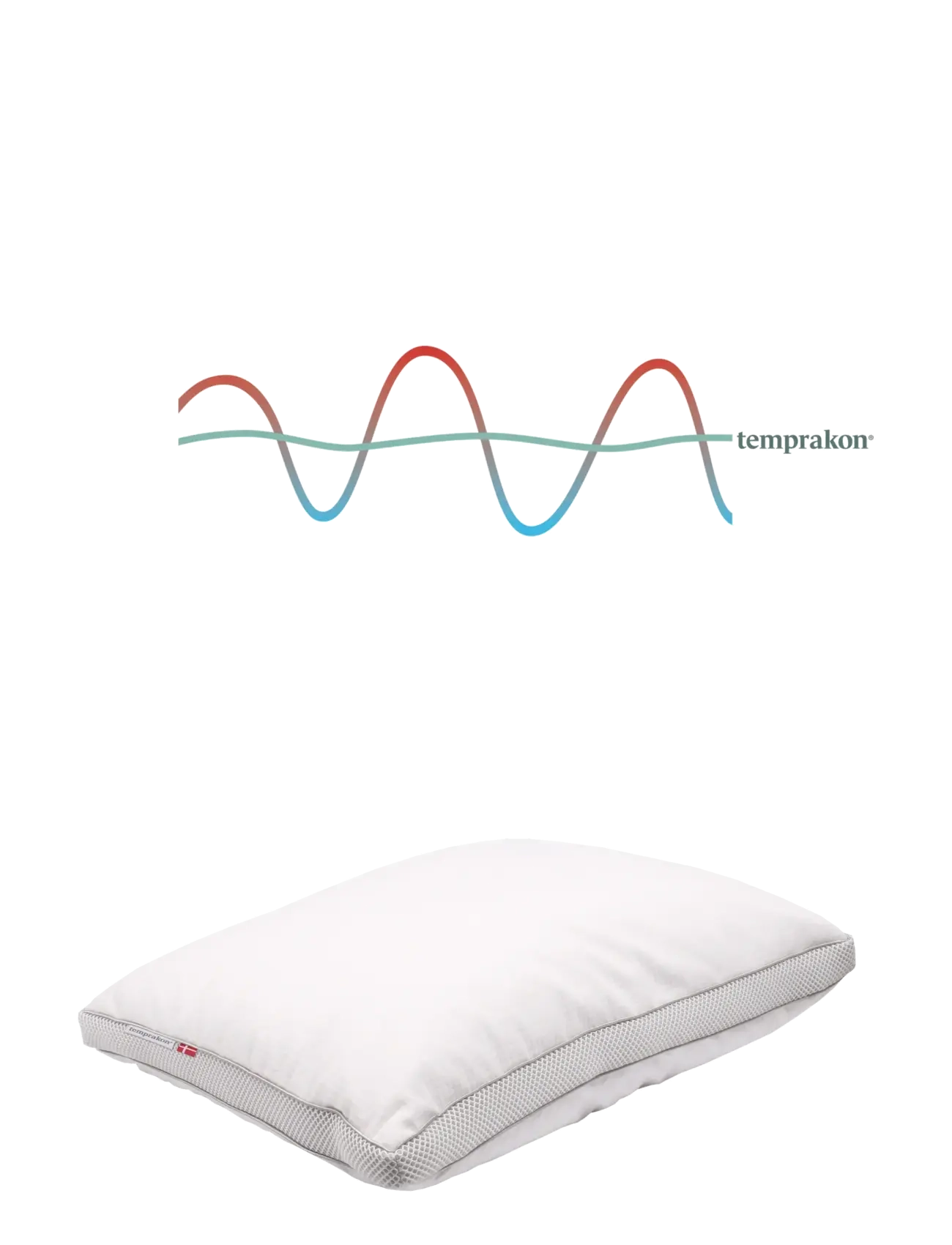 Temprakon V Pillow, Pude, Hvid, Str: 45X56CM