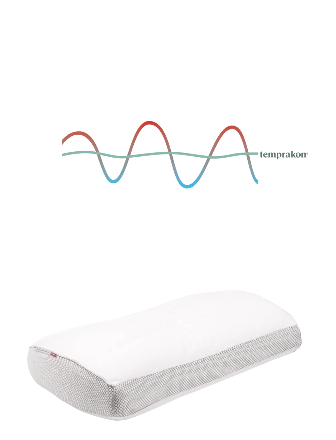 Temprakon X Pillow, Pude, Hvid, Str: 38X59CM