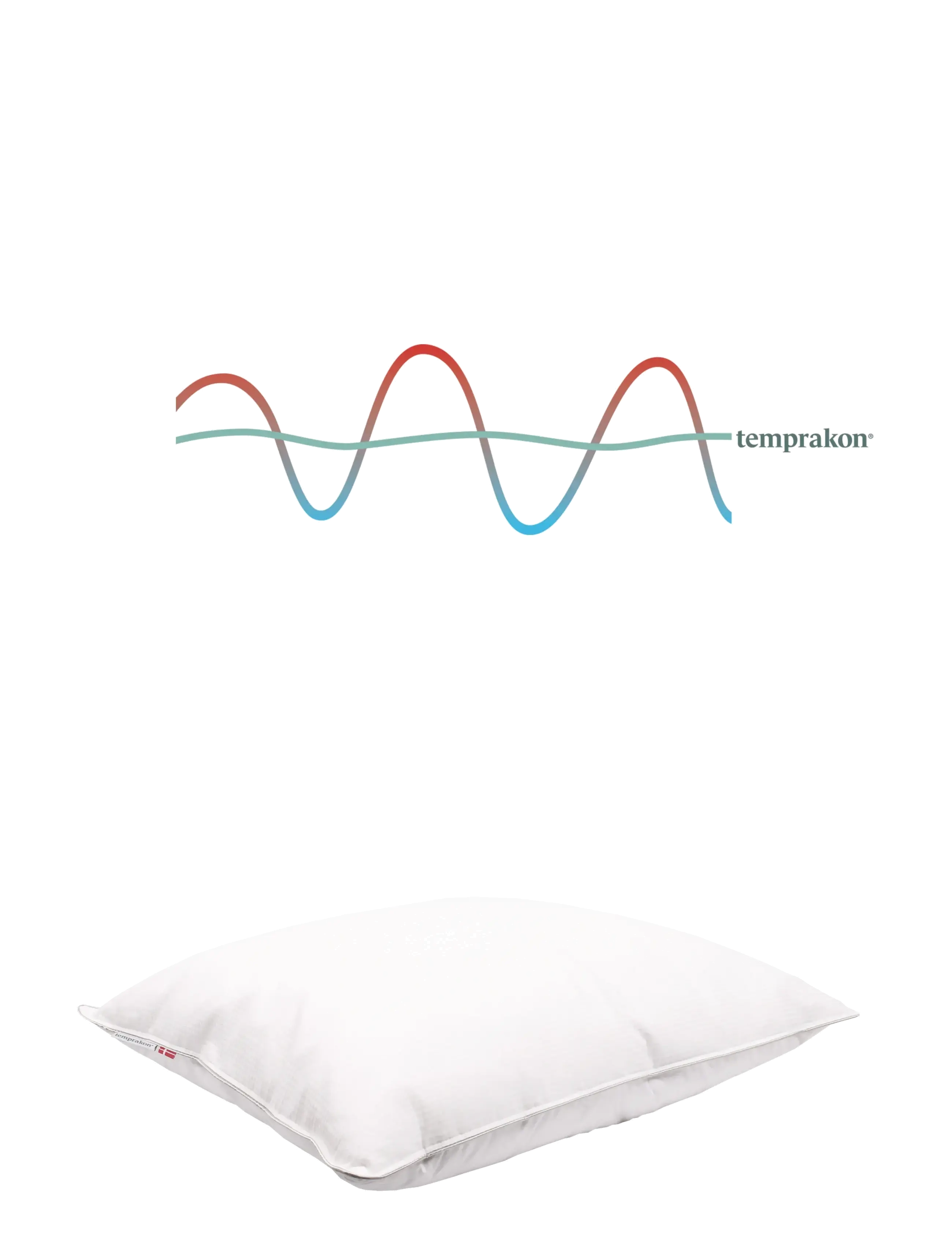 Temprakon Temprakon Child Pillow, 40X45 cm, White, Sengetekstiler > Puder, Unisex