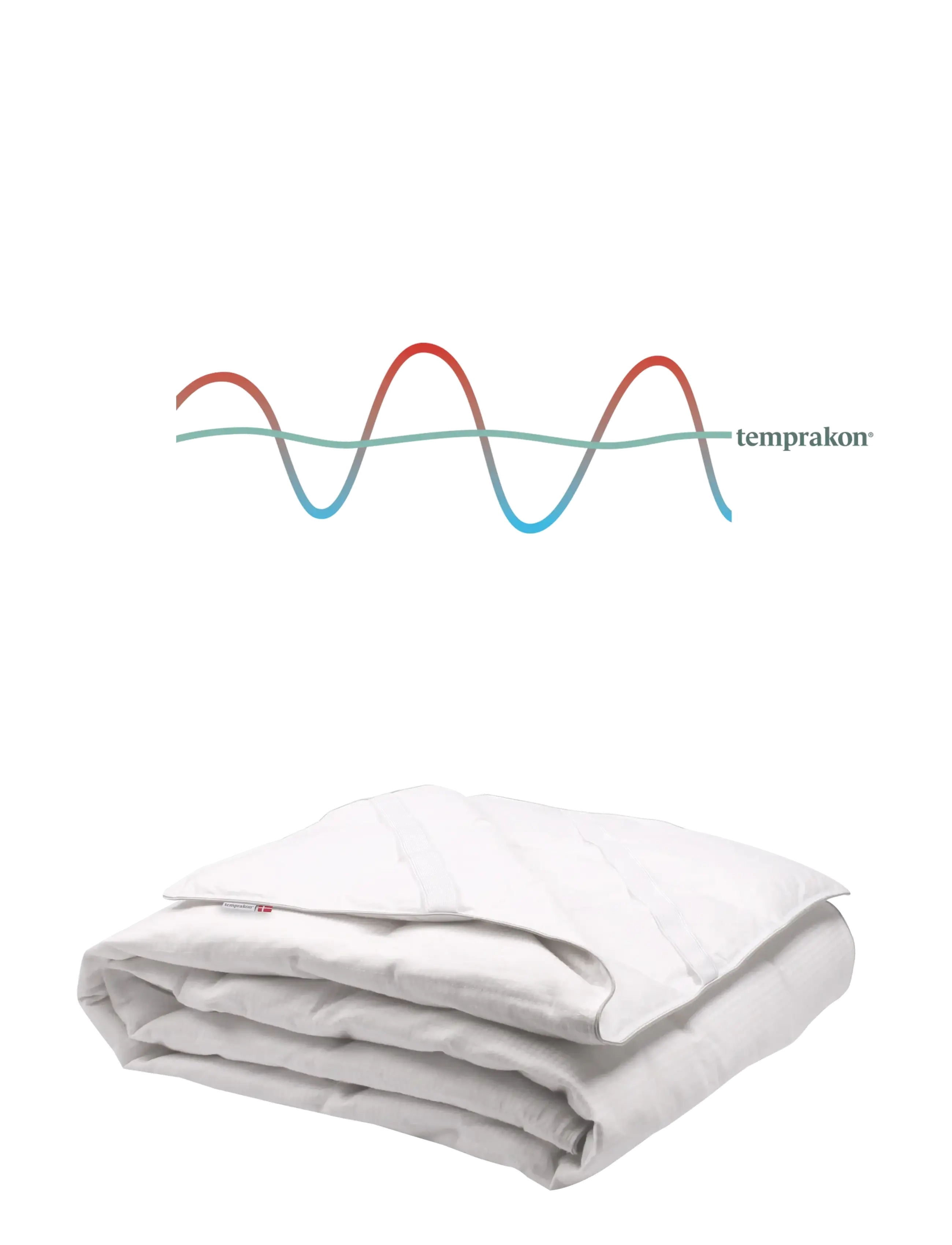 Temprakon Temprakon Downtopper - Puder og dyner - WHITE / white