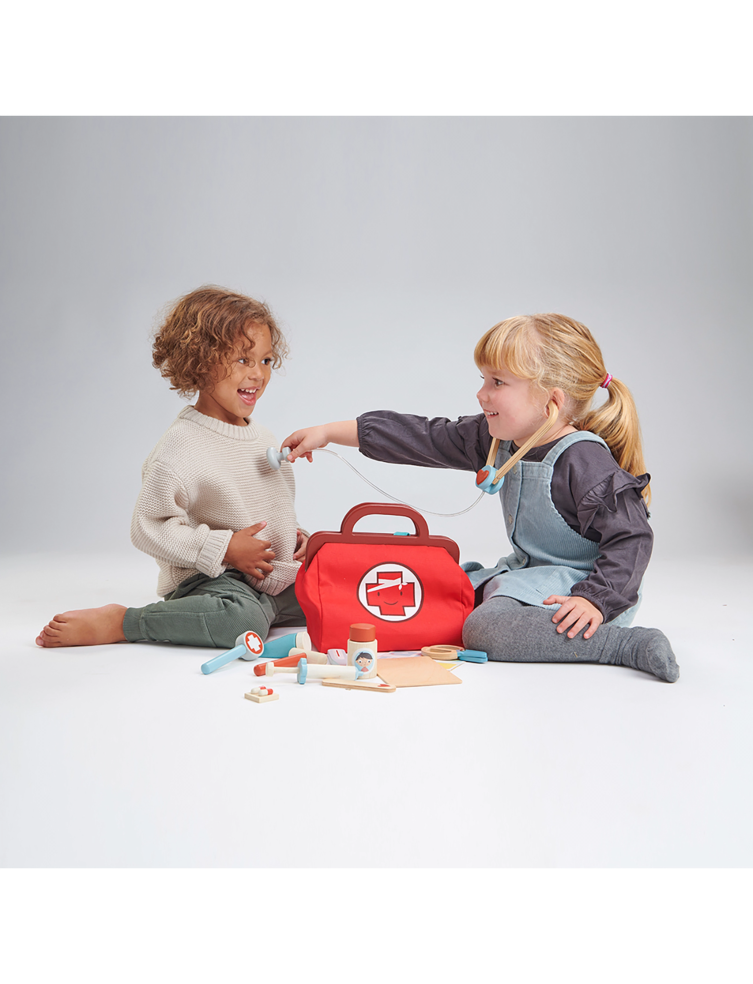 Tender Leaf Doctor's Bag, One Size, Multi/patterned, Rollespil > Lægesæt Til Børn, Børn