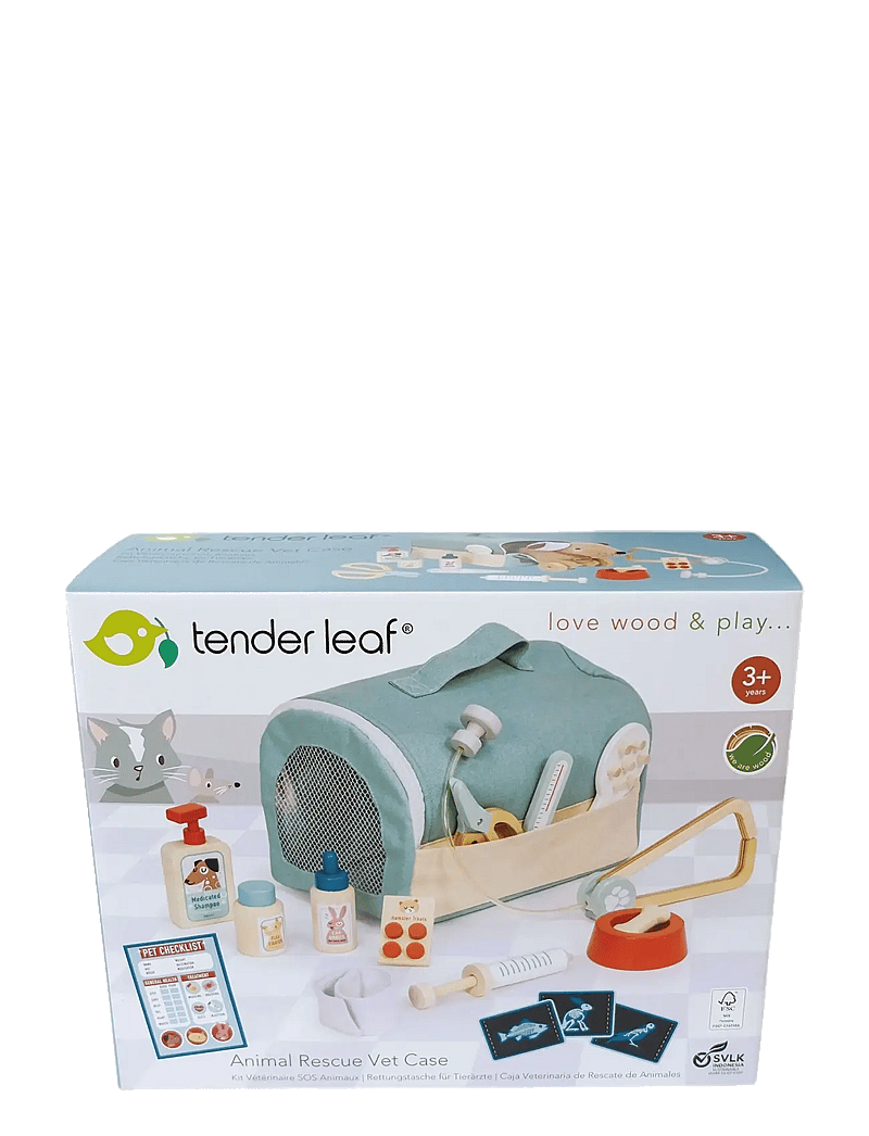 Tender Leaf - Animal Rescue Vet Case - laste arstikomplekt - green - 2