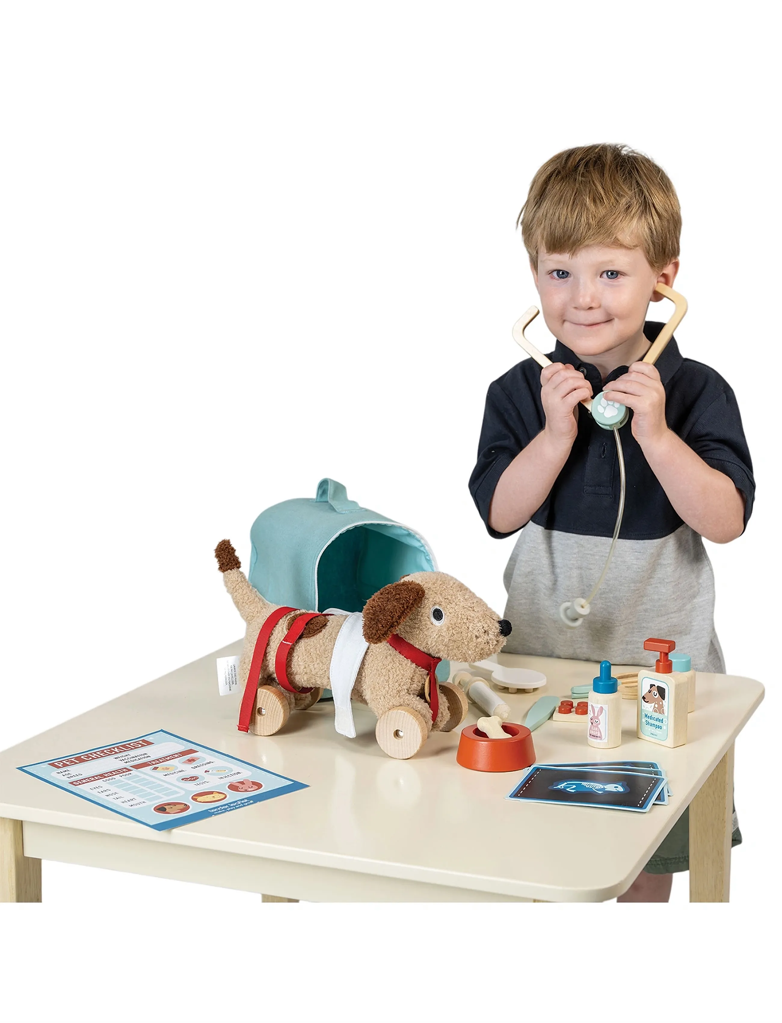 Tender Leaf Animal Rescue Vet Case, Børn, Kids Doctor Kit, Grøn, Str: ONE SIZE