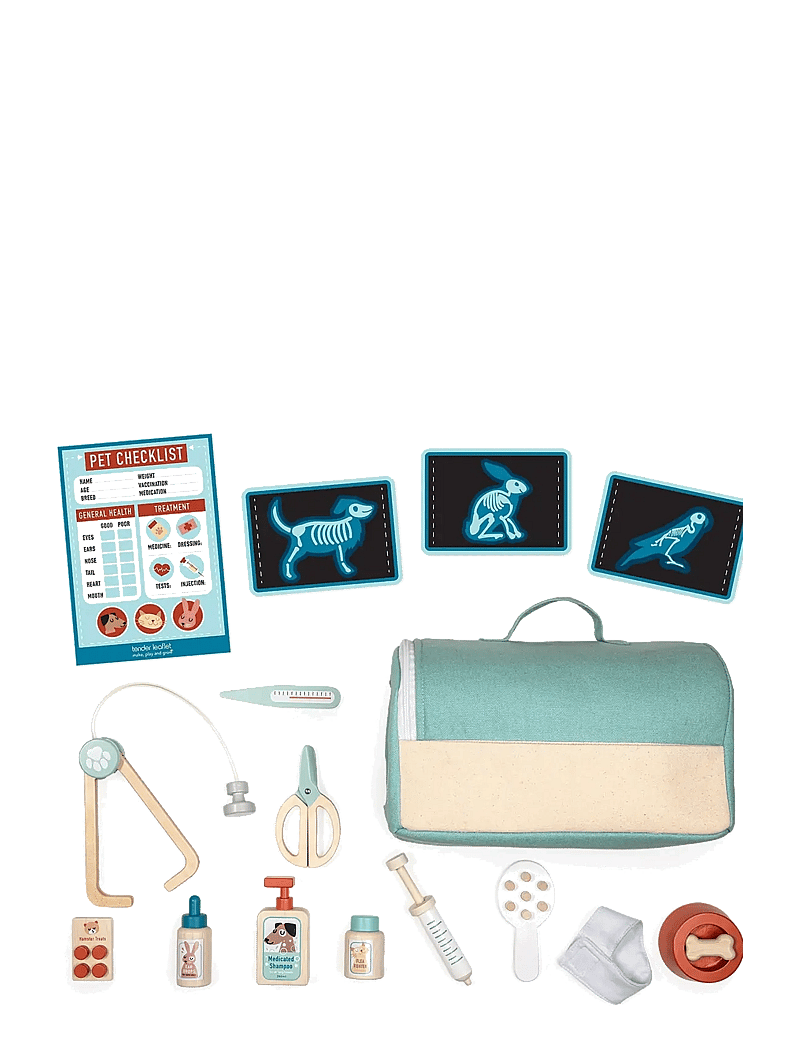 Tender Leaf - Animal Rescue Vet Case - laste arstikomplekt - green - 4